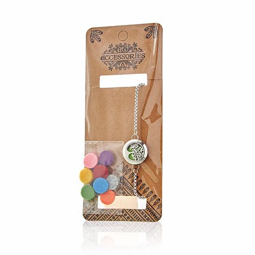 Aromatherapy Jewellery Chain Bracelet - Tree of Life - 20mm 🇬🇧