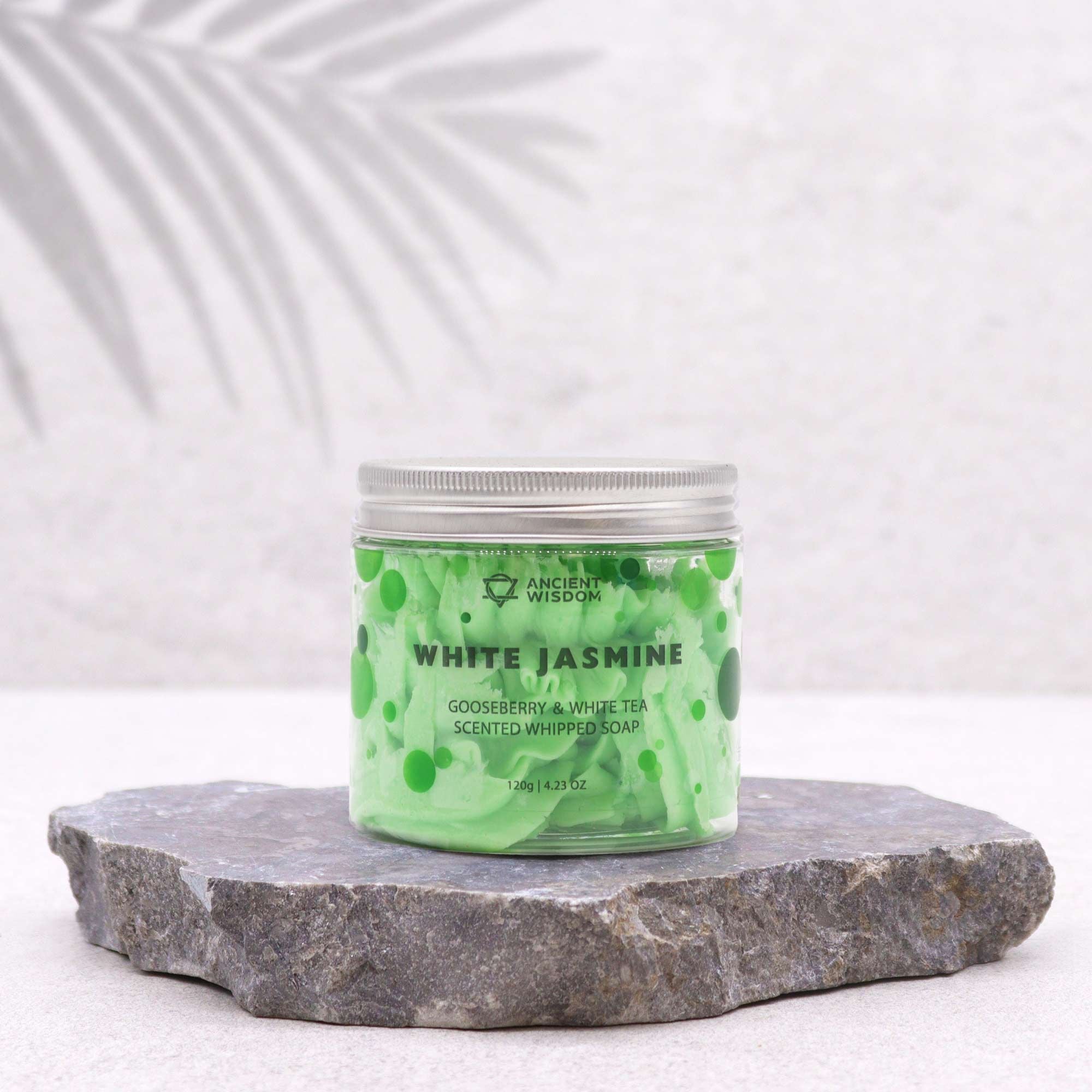 Gooseberry & White Tea Whipped Soap 120g 🇬🇧