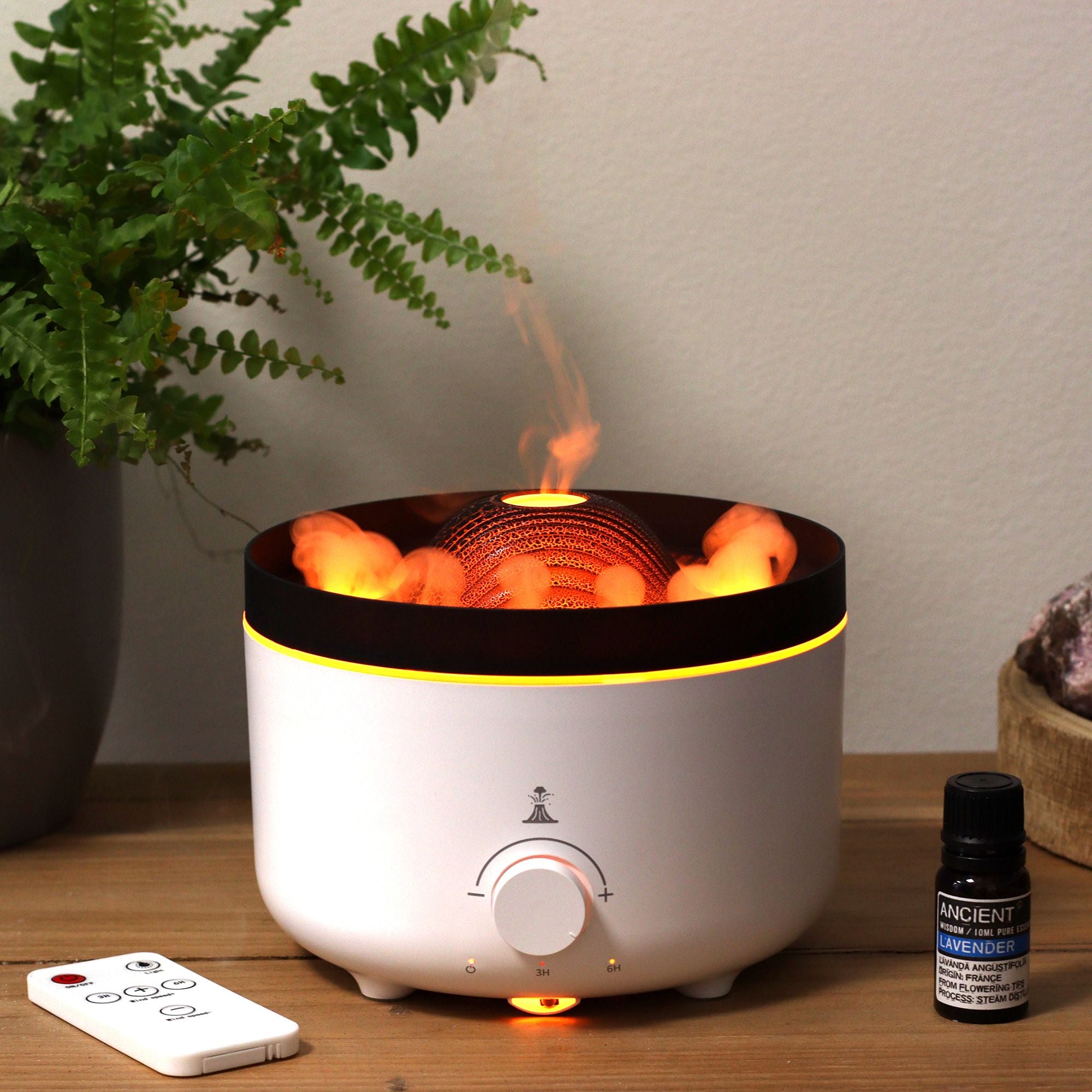 Large Volcano Effect Aroma Diffuser (plug) Two Colours - 560ml 🇬🇧