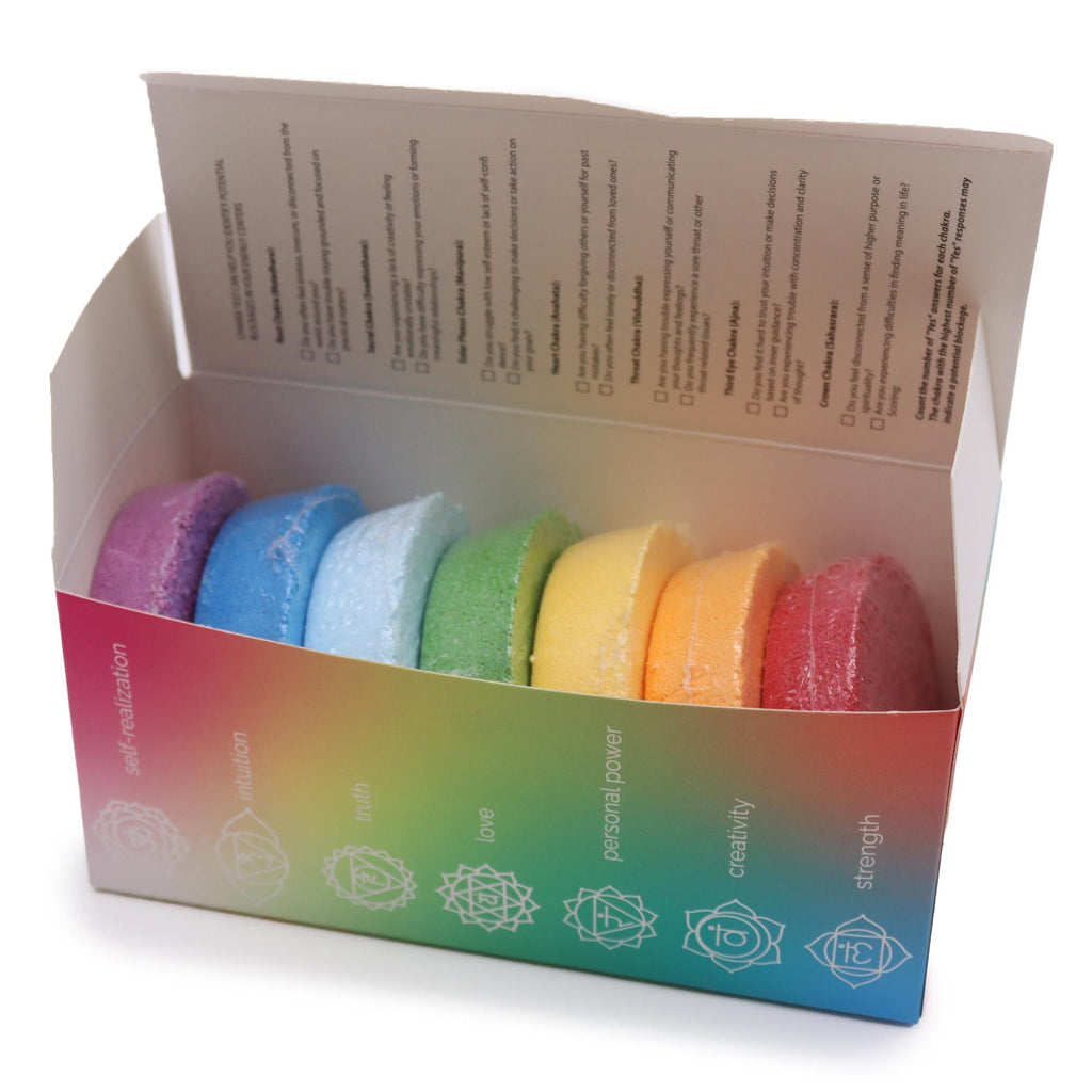 Chakra Bath Fizz - Large Box - Chakra Harmony & Inner Glow 🇬🇧