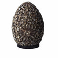 Boho Sea Shell Lamp - Chocolate Twist Oval - 20cm 🇬🇧