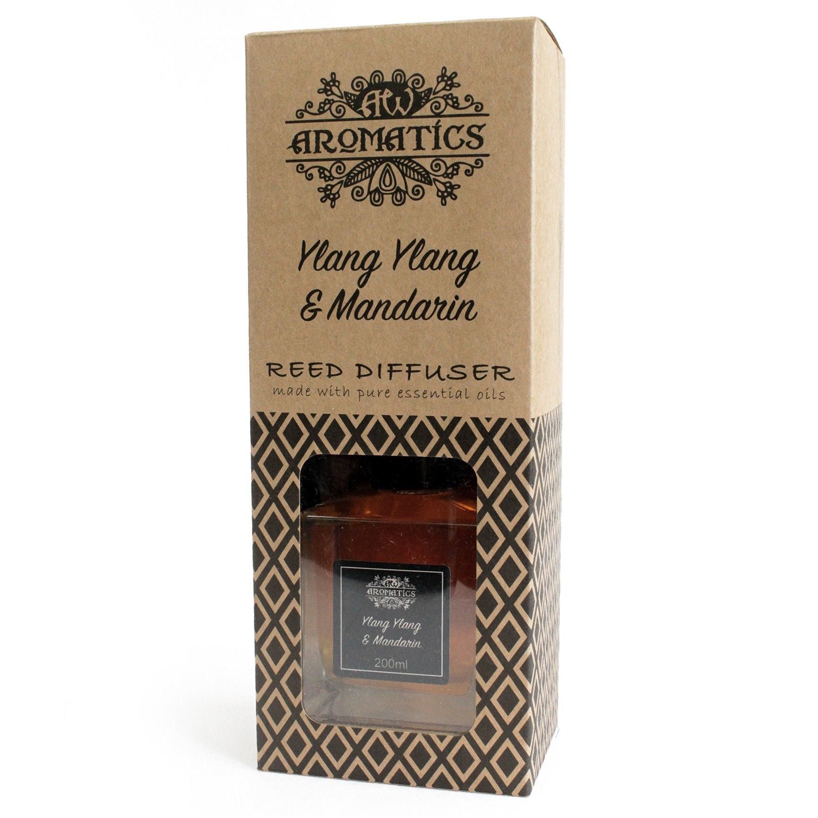 200ml Ylang Ylang & Mandarin Essential Oil Reed Diffuser 🇬🇧