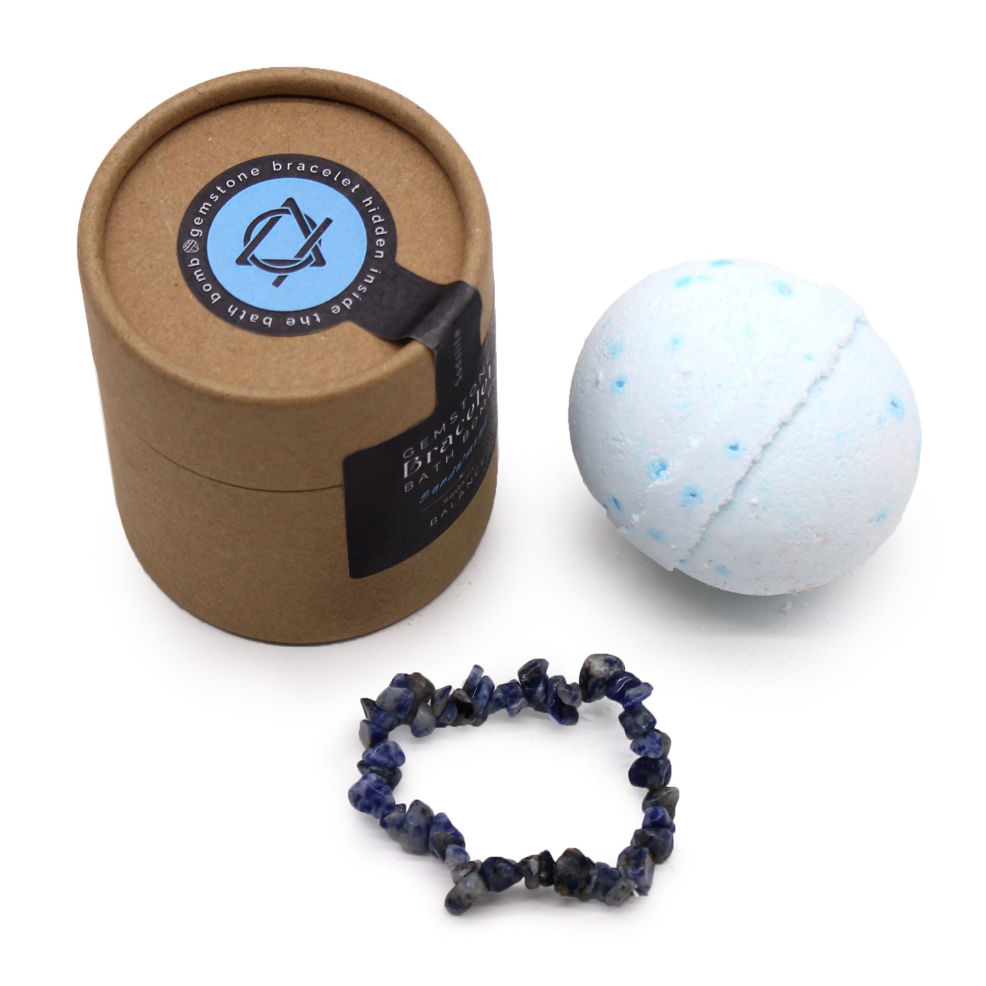Sodalite Gem Bracelet Bath Bomb 🇬🇧