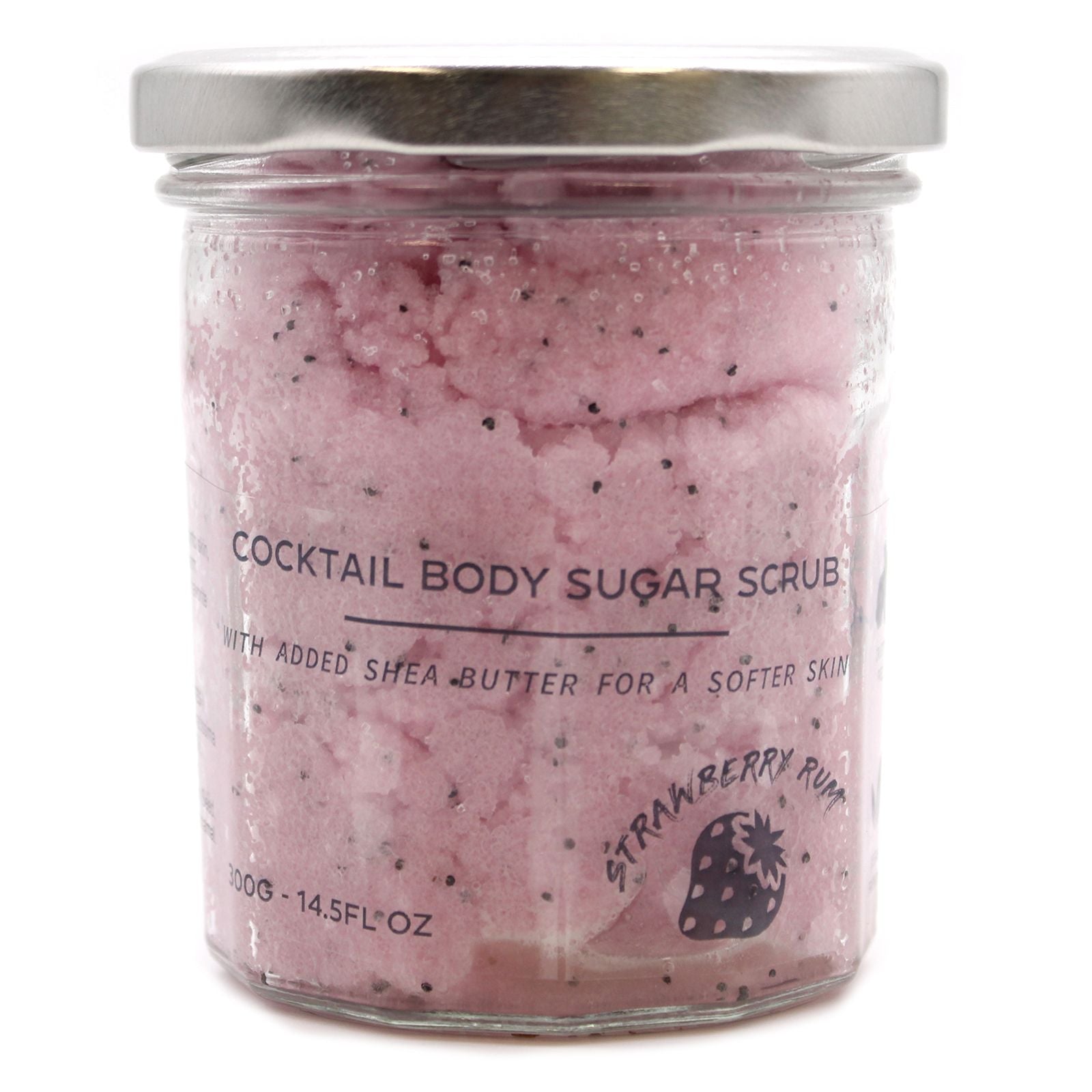 Fragranced Sugar Body Scrub - Strawberry Rum 300g 🇬🇧