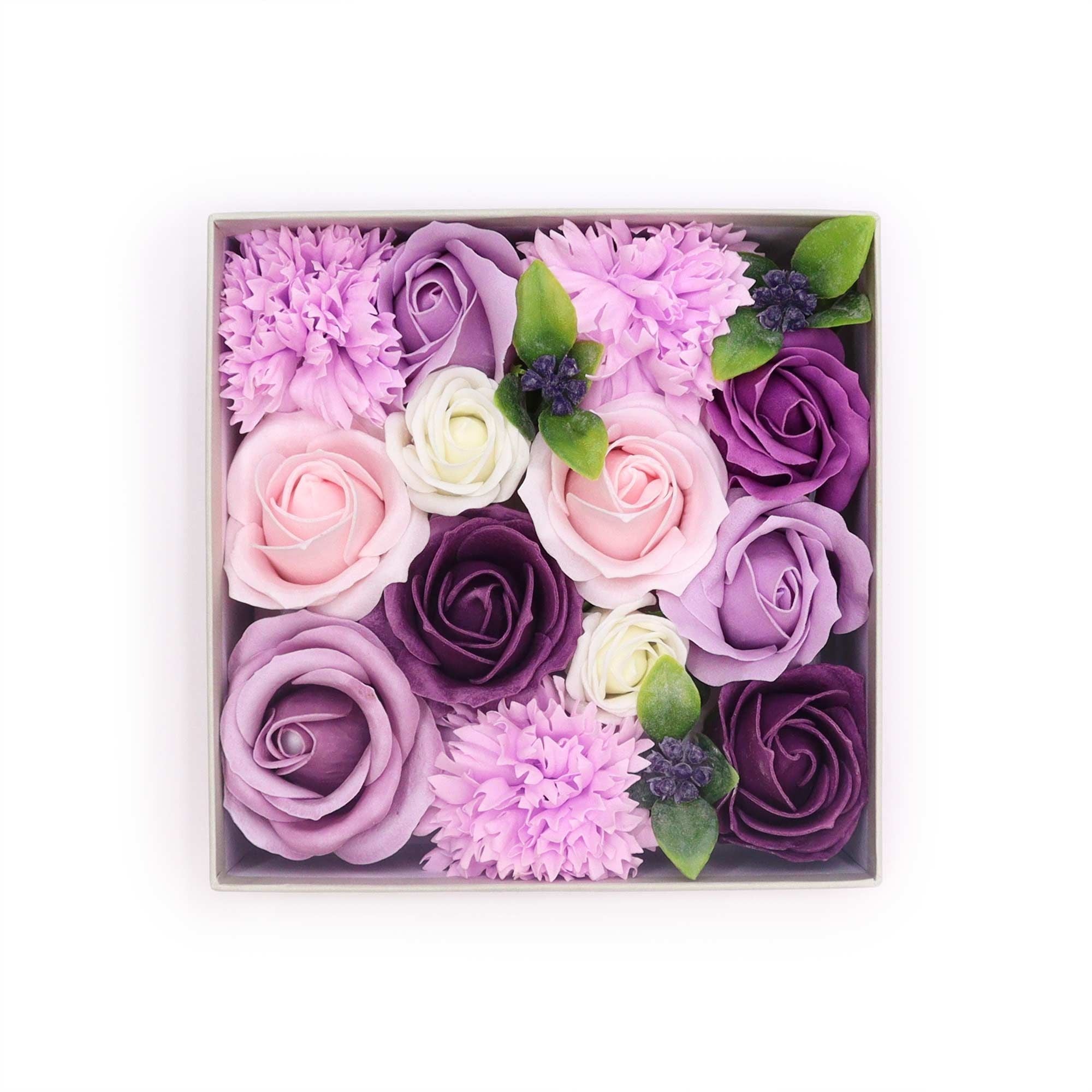 Square Box - Lavender Rose & Carnation 🇬🇧