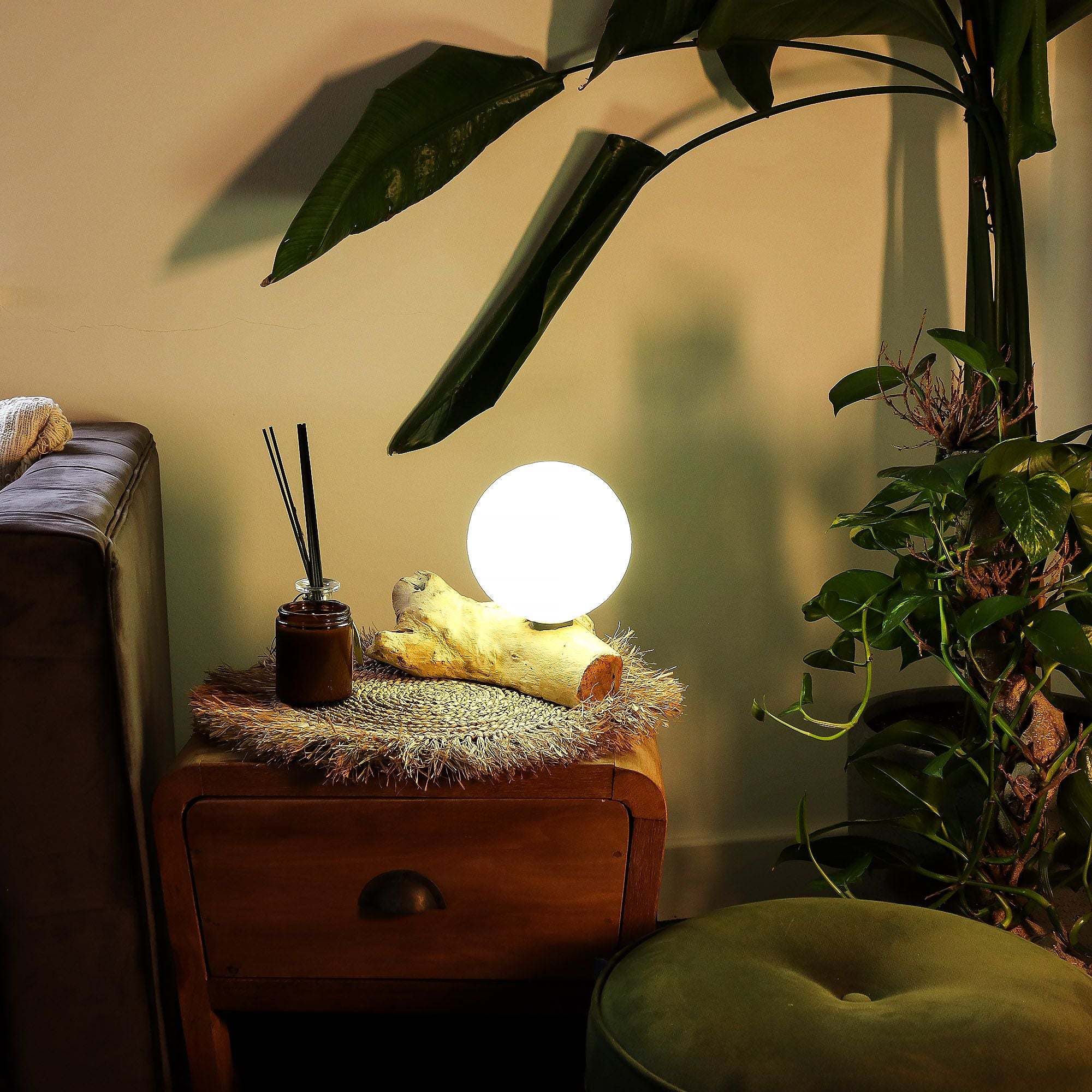 DriftGlow Lamp Cotton Luna Ivory Shade 🇬🇧