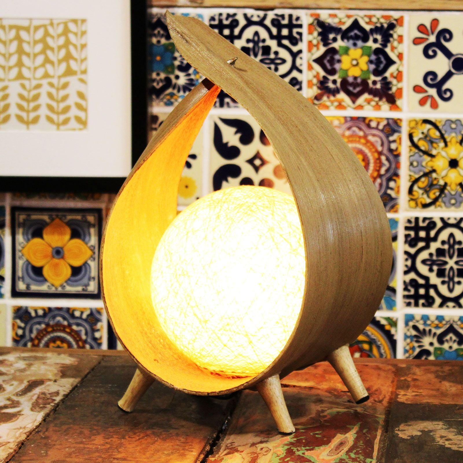 Natural Coconut Lamp - Natural Loop 🇬🇧