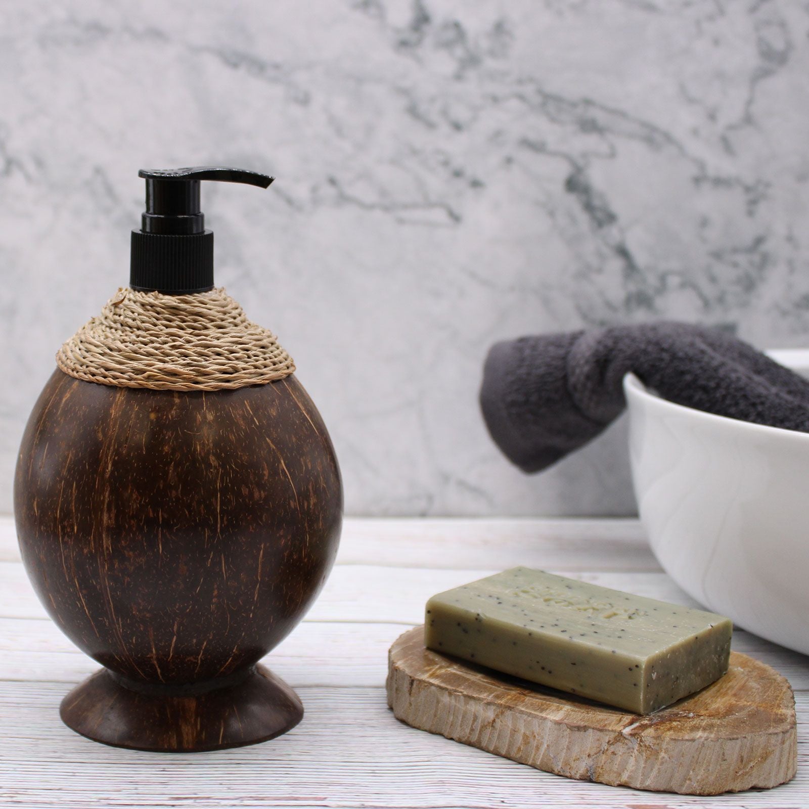 Natural Coconut Soap Dispenser - 150ml 🇬🇧