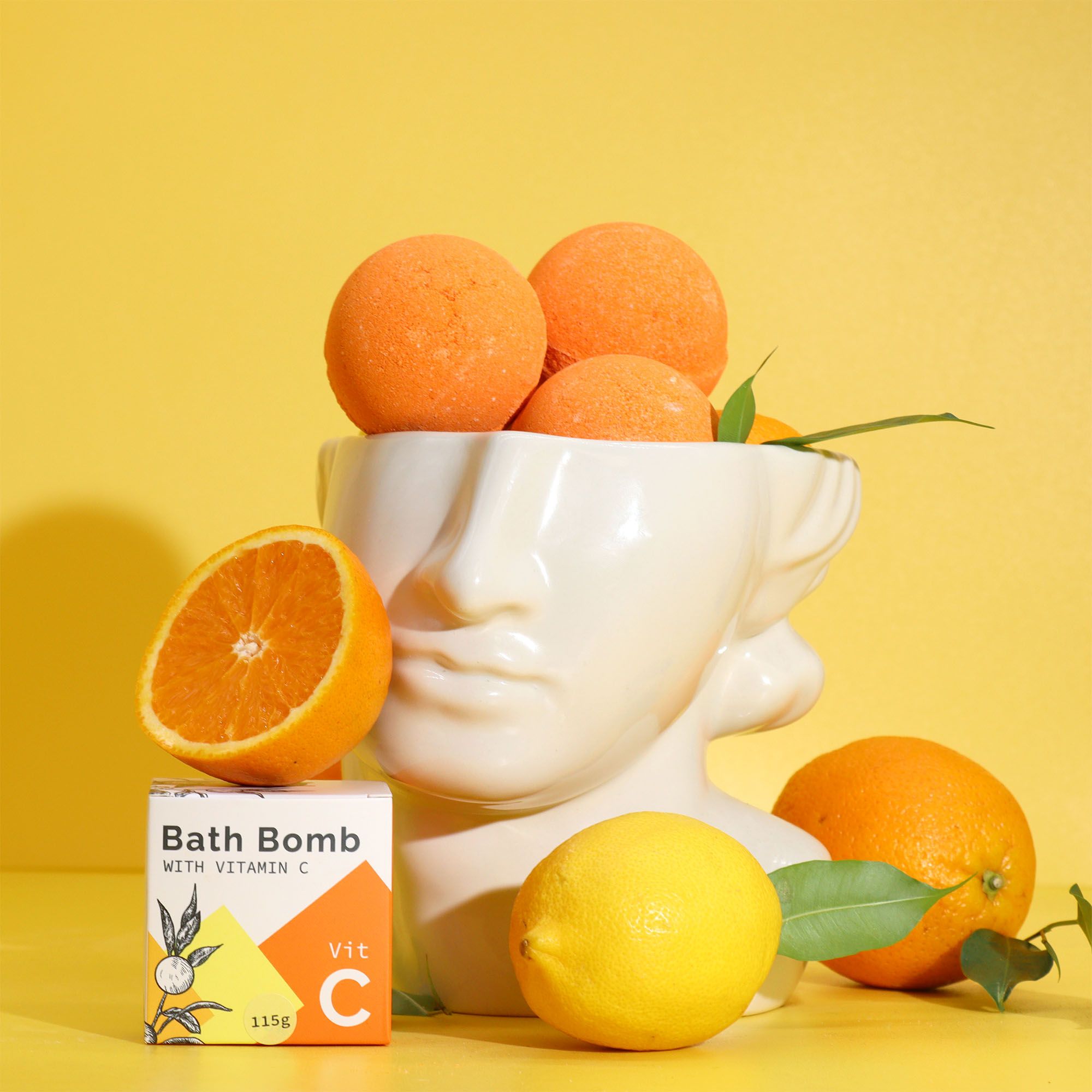 Vitamin C Infused Bath Bomb with Essential Oils 🇬🇧