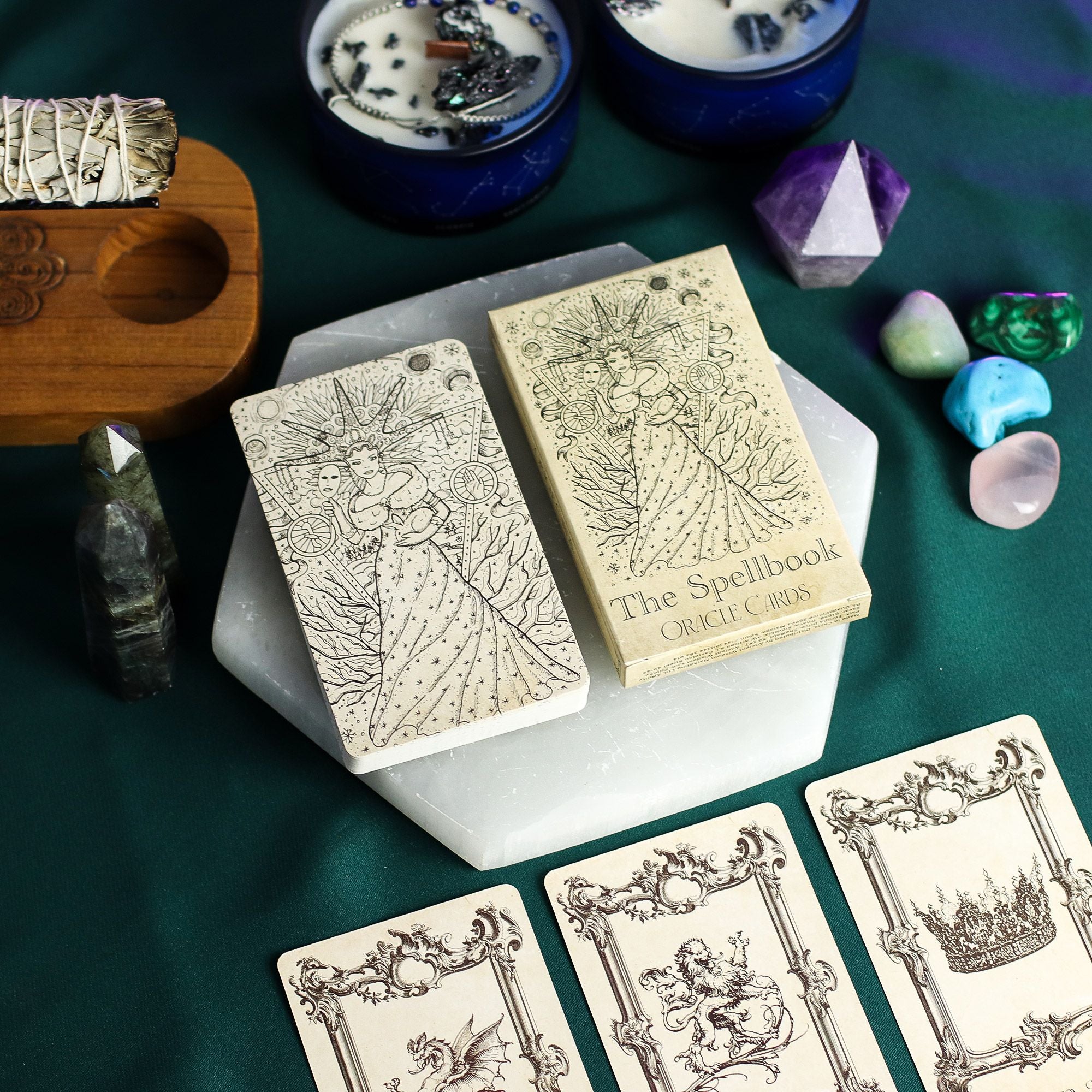 The Spellbook Oracle Cards- Witchcraft Deck 🇬🇧
