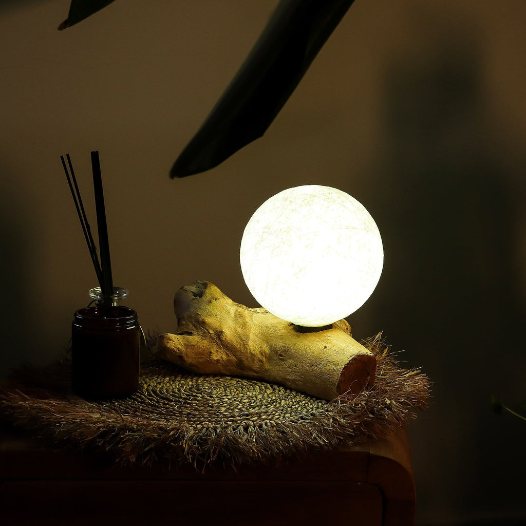 DriftGlow Lamp Cotton Luna Ivory Shade 🇬🇧
