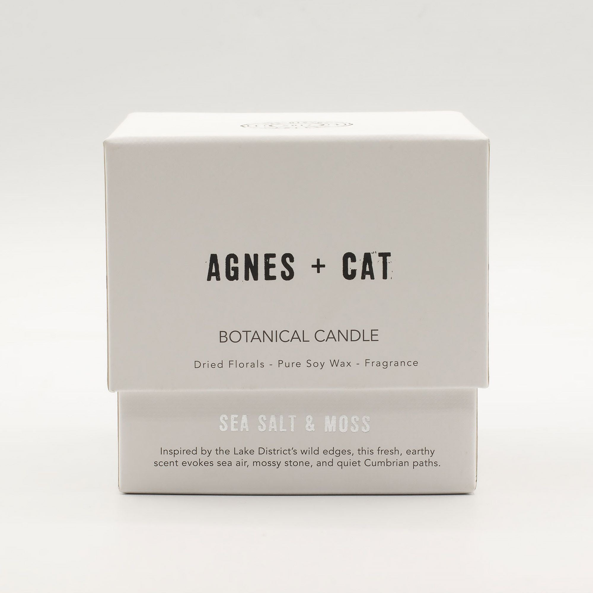 Agnes + Cat Botanical Soy Wax Candle - Seasalt & Moss 🇬🇧