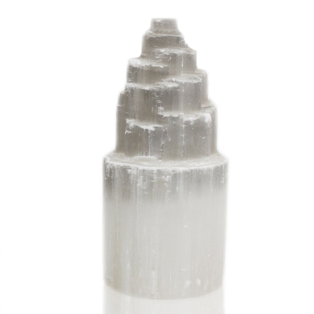 Natural Selenite Tower Lamp - 20 cm 🇬🇧