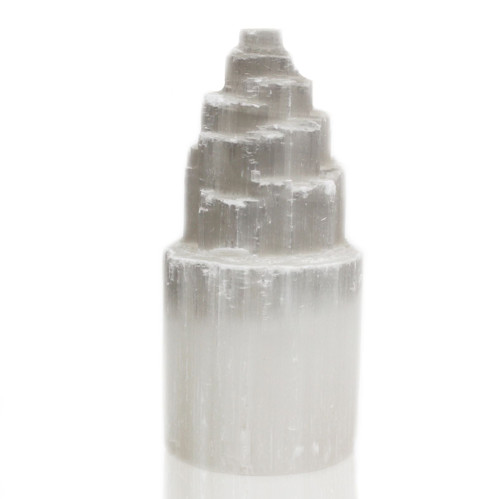 Natural Selenite Tower Lamp - 20 cm 🇬🇧