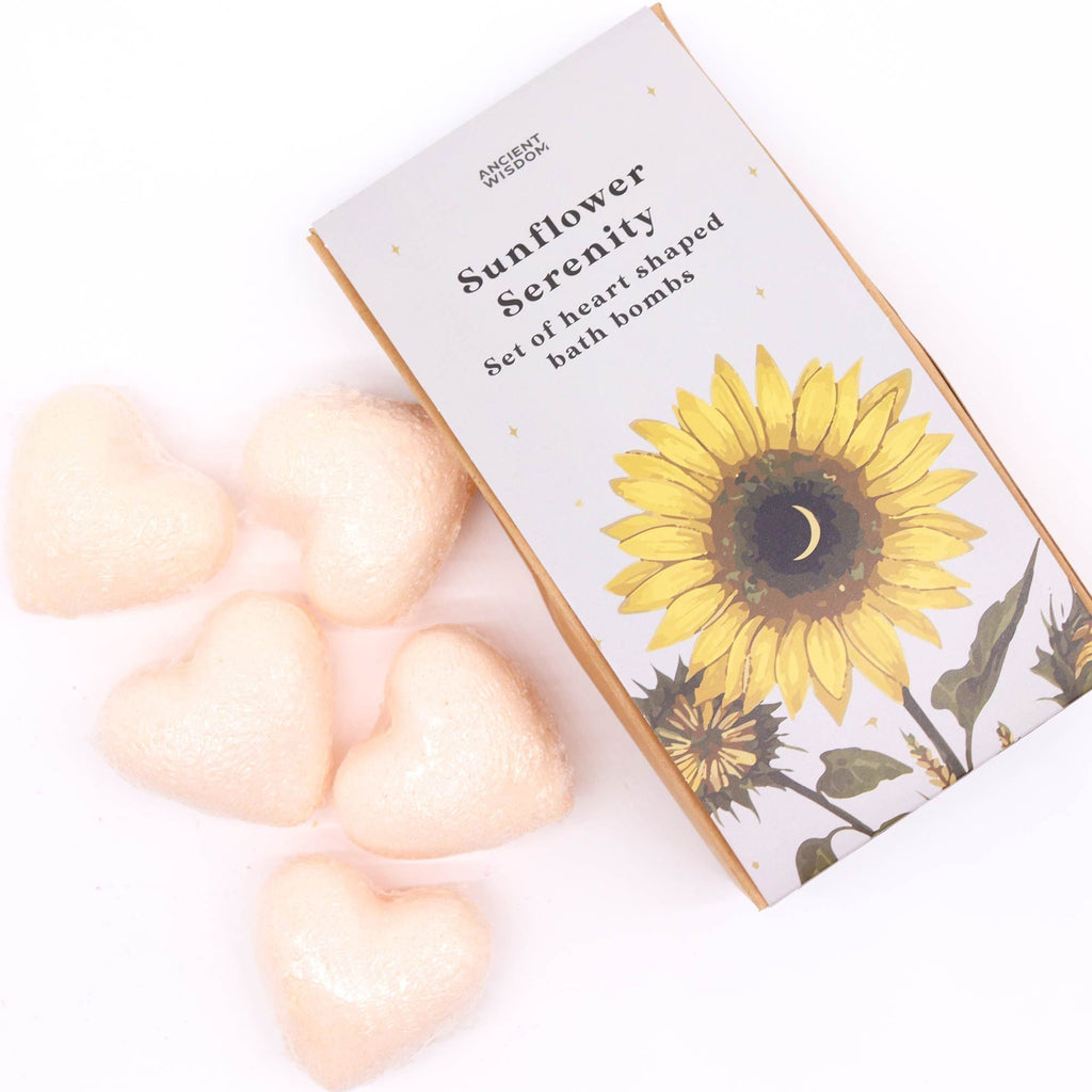 Sunflower Serenity Bath Heart Gift Set 🇬🇧