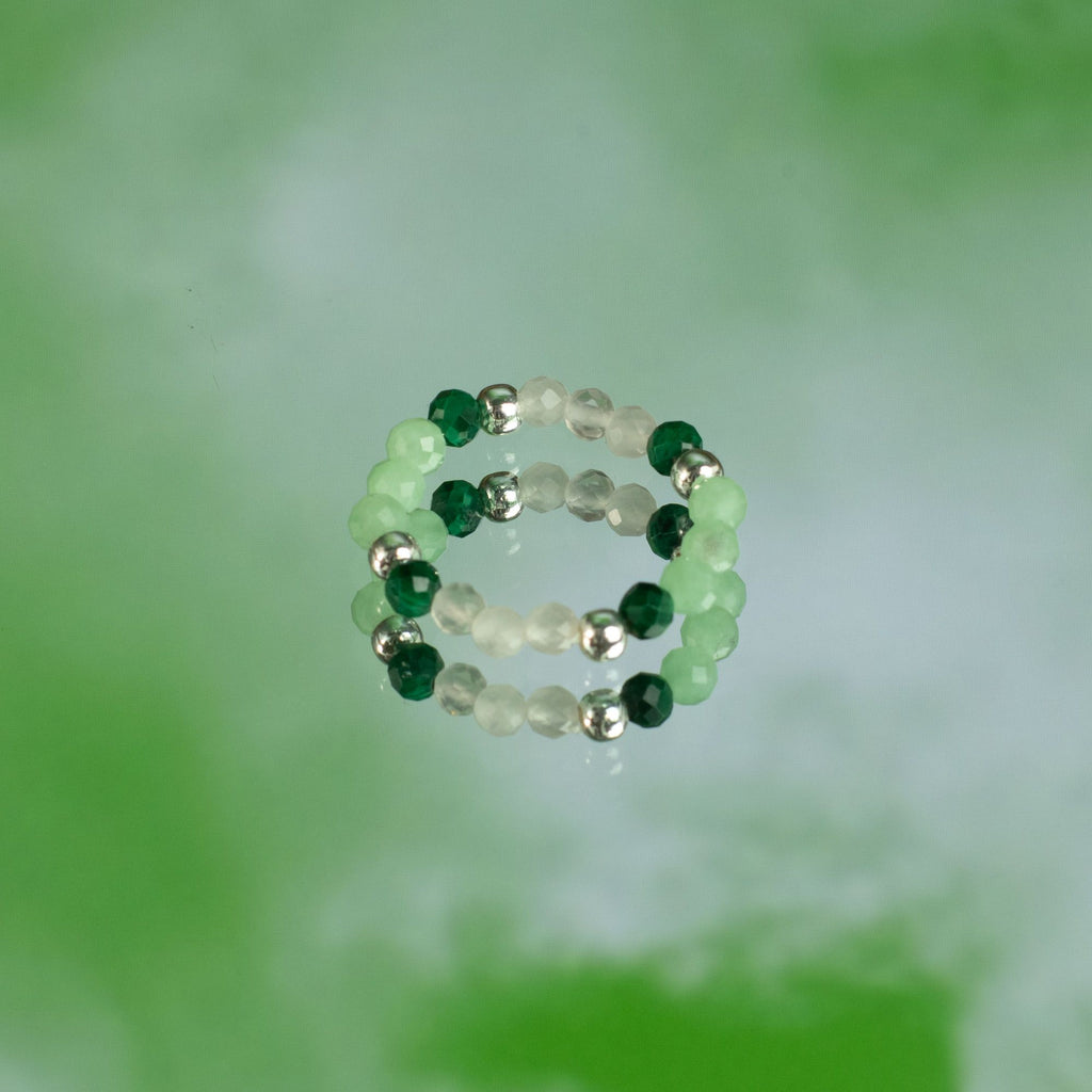 Nymph Spirit Gemstone Ring Set - Forest Spirit 🇬🇧