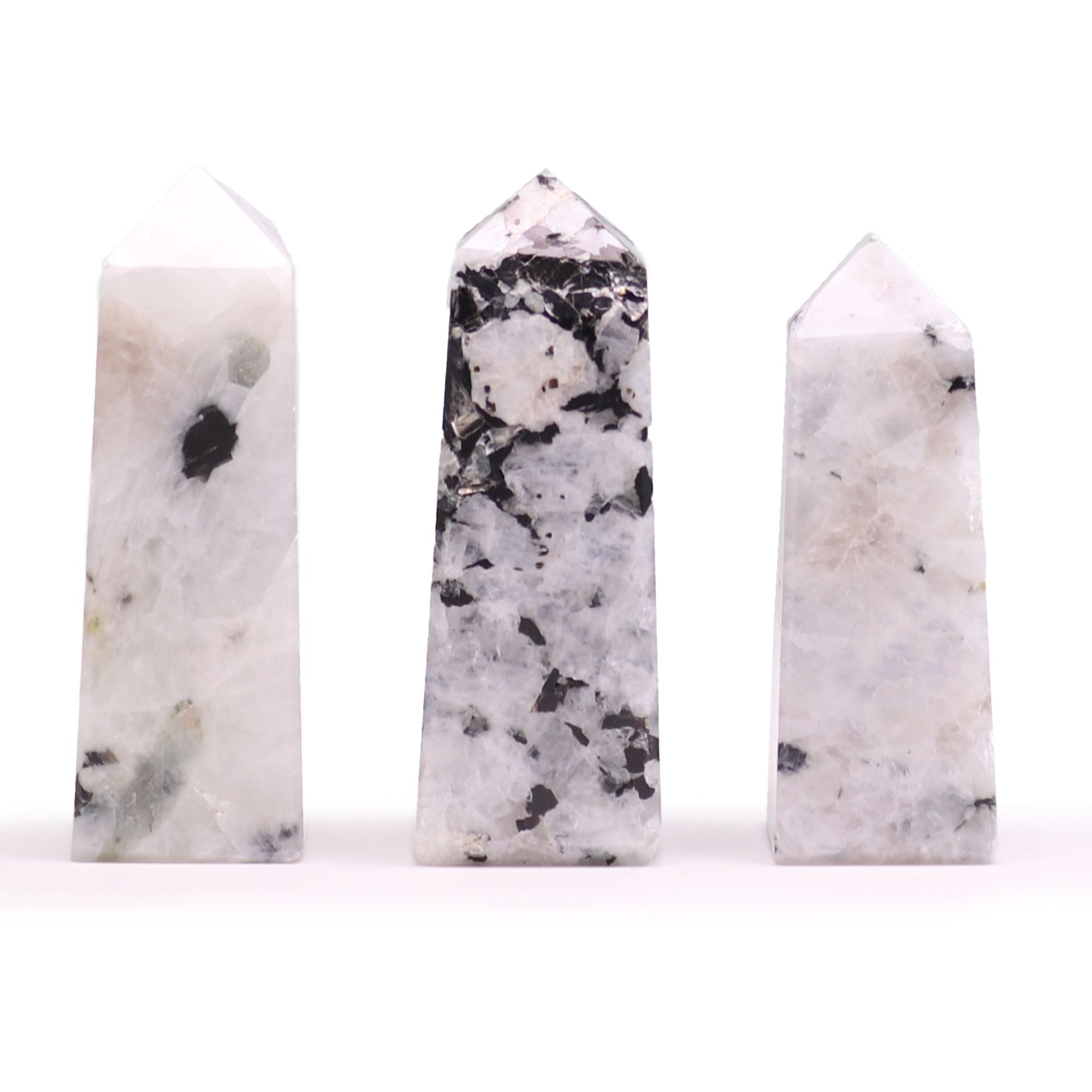 Gemstone Obelisk Point approx 5cm - Moonstone 🇬🇧