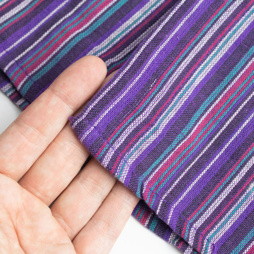 Nomad Sari Grandad Shirt - Black Purple - Medium 🇬🇧