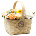 Large Orange Bouquet in Wicker Basket 🇬🇧