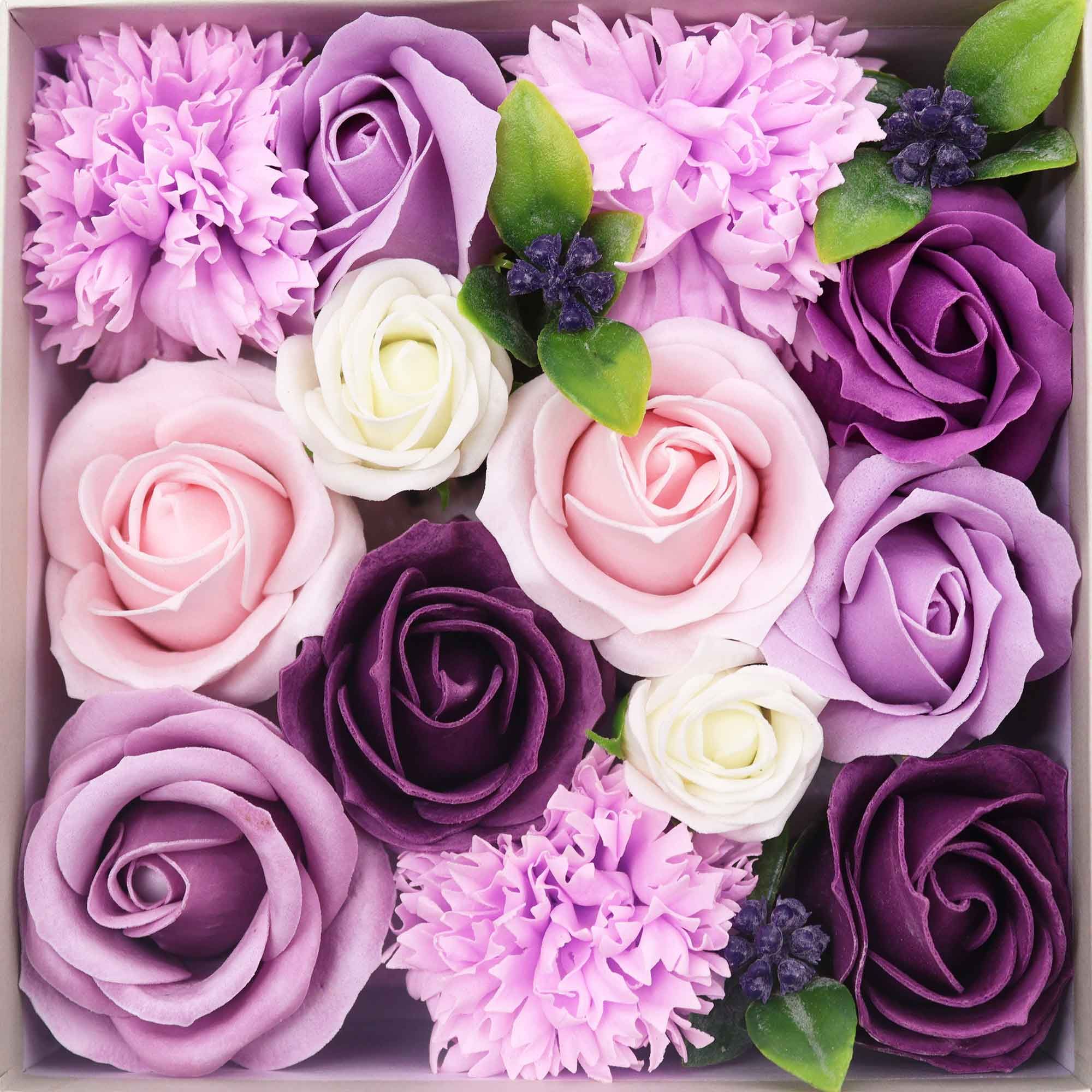 Square Box - Lavender Rose & Carnation 🇬🇧