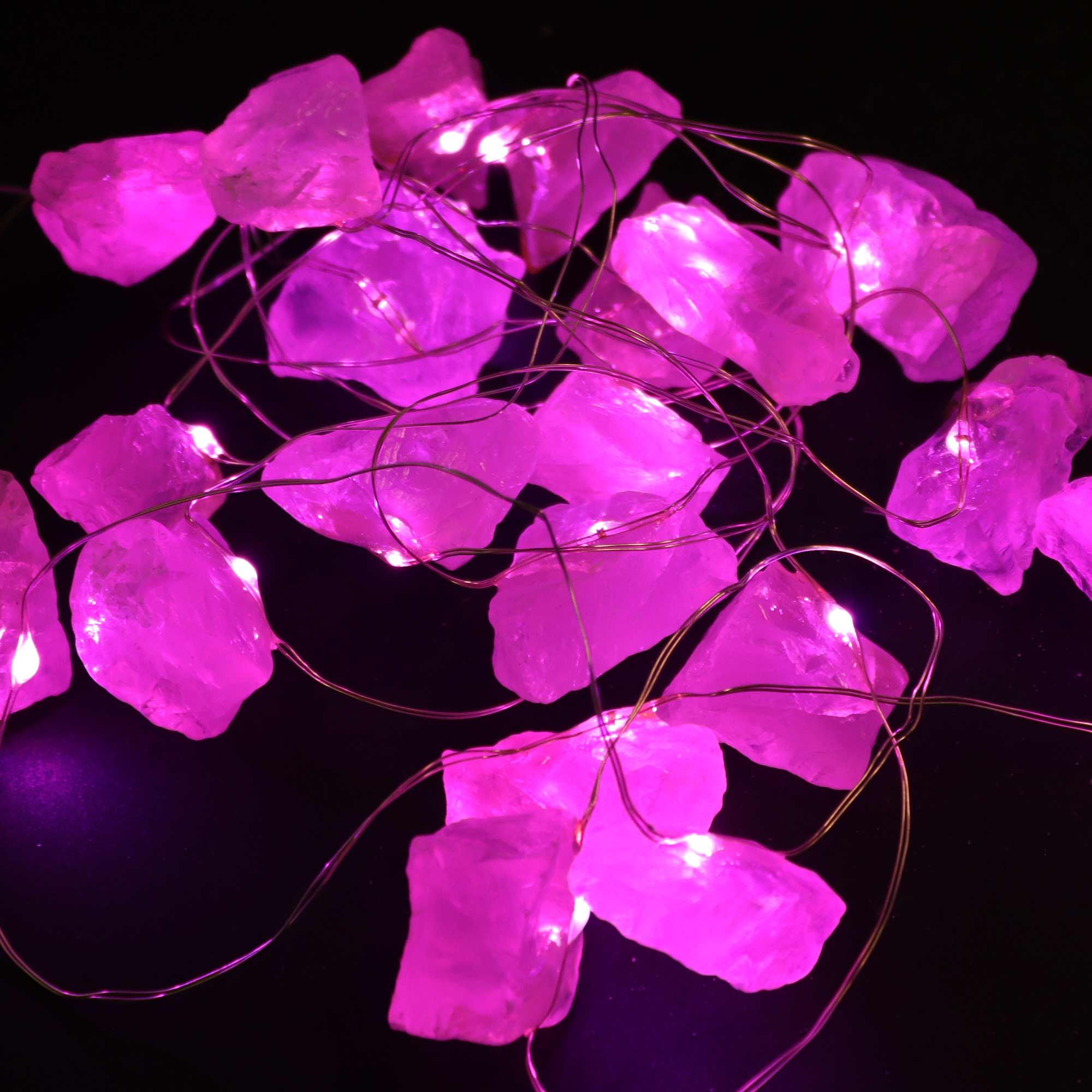 Gemstone Enchantment Lights - Rose Quartz 🇬🇧