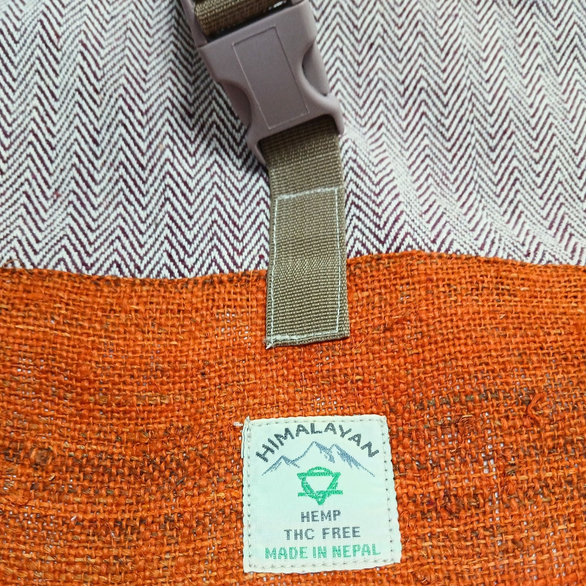 Hemp Trekking Rolling Backpack - Sunset Orange 🇬🇧