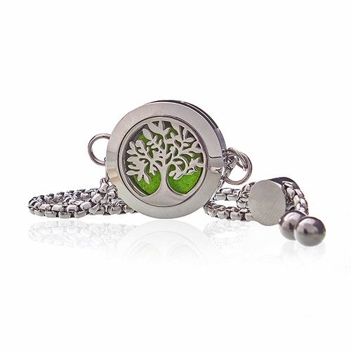 Aromatherapy Jewellery Chain Bracelet - Tree of Life - 20mm 🇬🇧