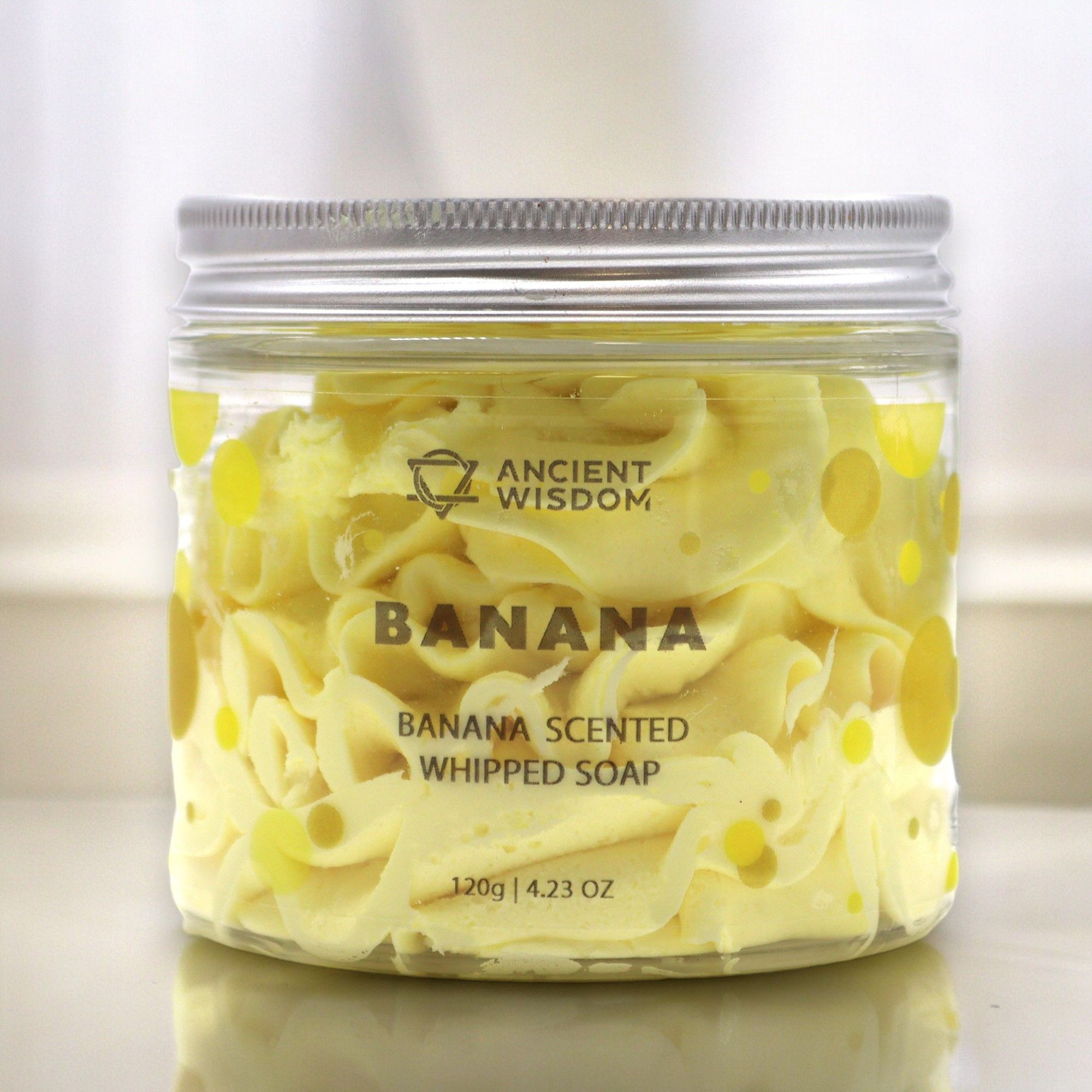 Banana Whipped Soap 120g 🇬🇧