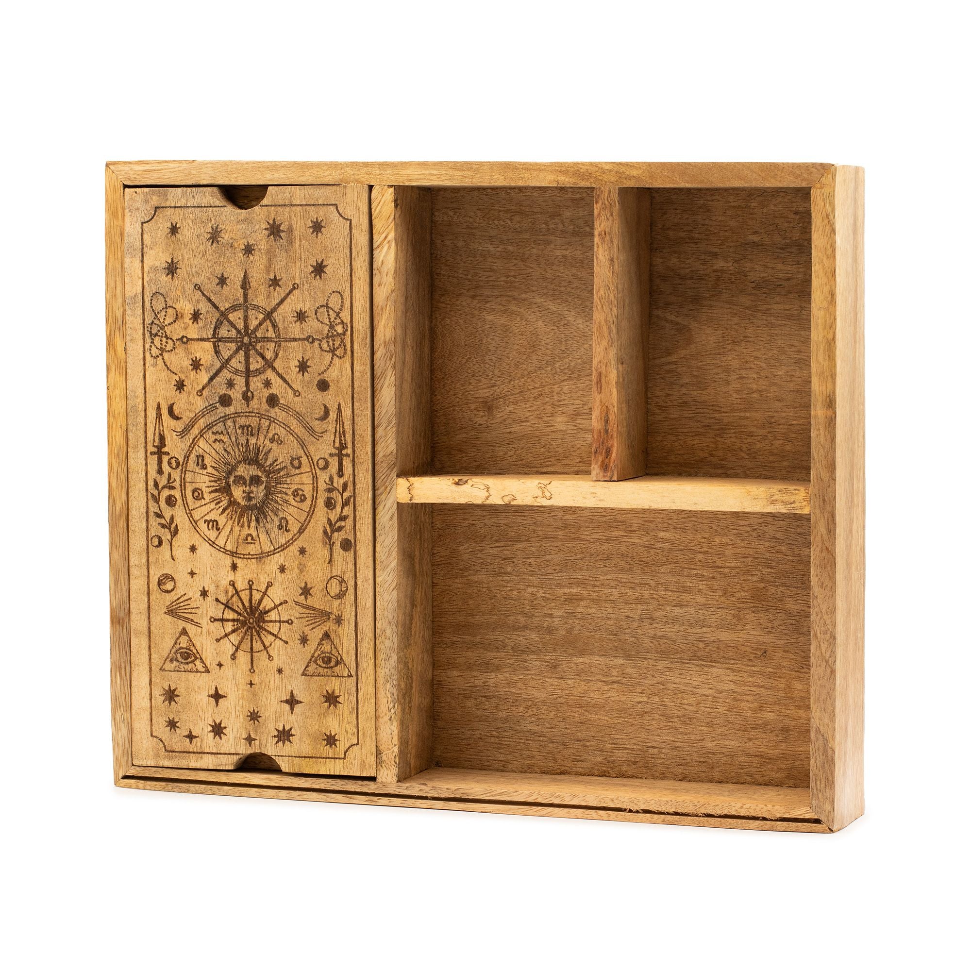 Four Section Tarot Box with Card Holder 🇬🇧