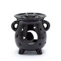 Cauldron Oil Burner - Moon & Stars - Black 🇬🇧