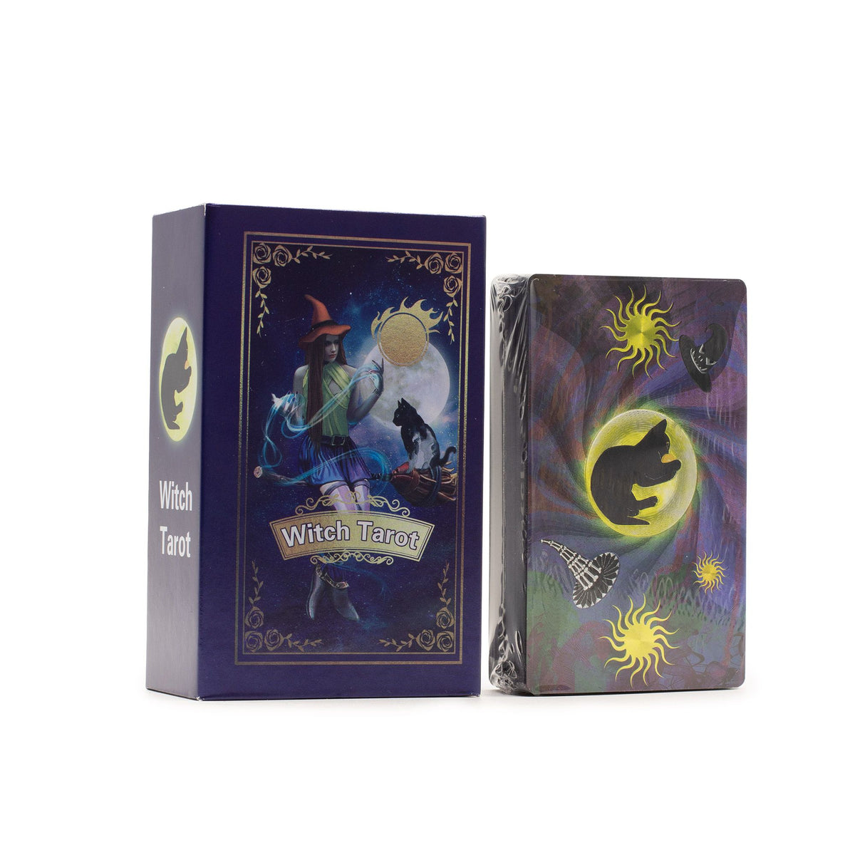 Purple Foil Tarot Card Set - Witch Tarot - with booklet 🇬🇧