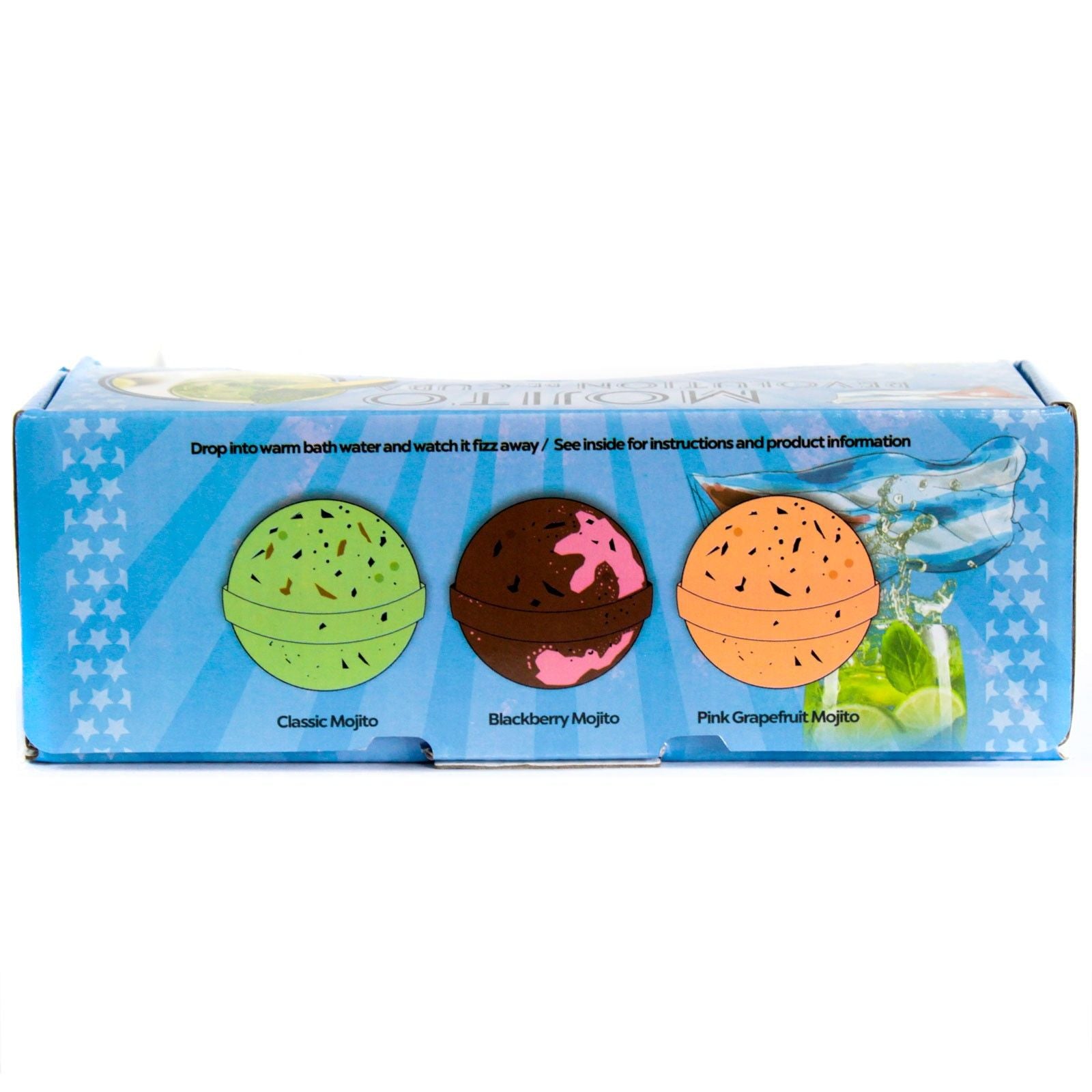 Set of Three Mojito Bath Bombs 🇬🇧