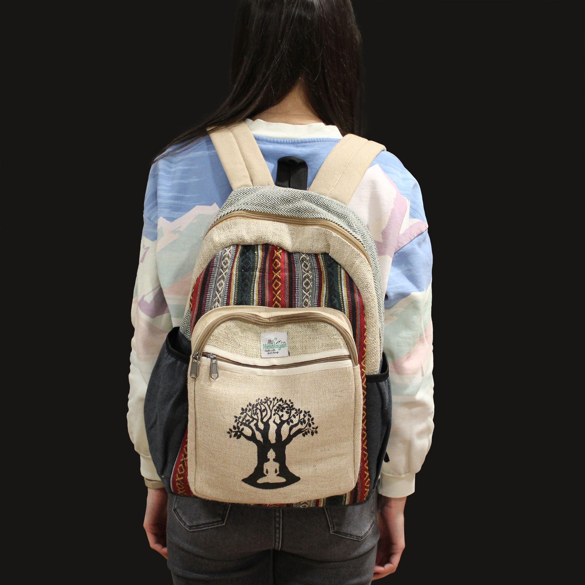 Large Backpack - Bohdi Tree Design 🇬🇧