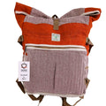 Hemp Trekking Rolling Backpack - Sunset Orange 🇬🇧