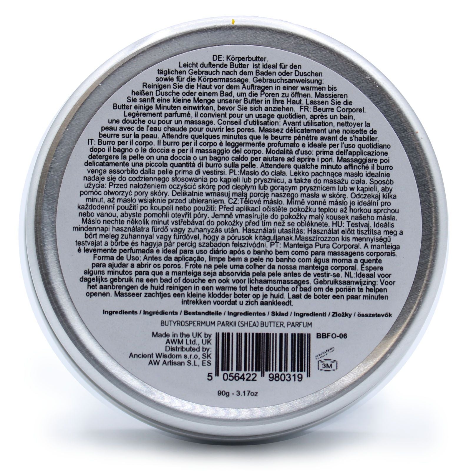 Scented Shea Body Butter 90g - Fluffy Marshmallow 🇬🇧