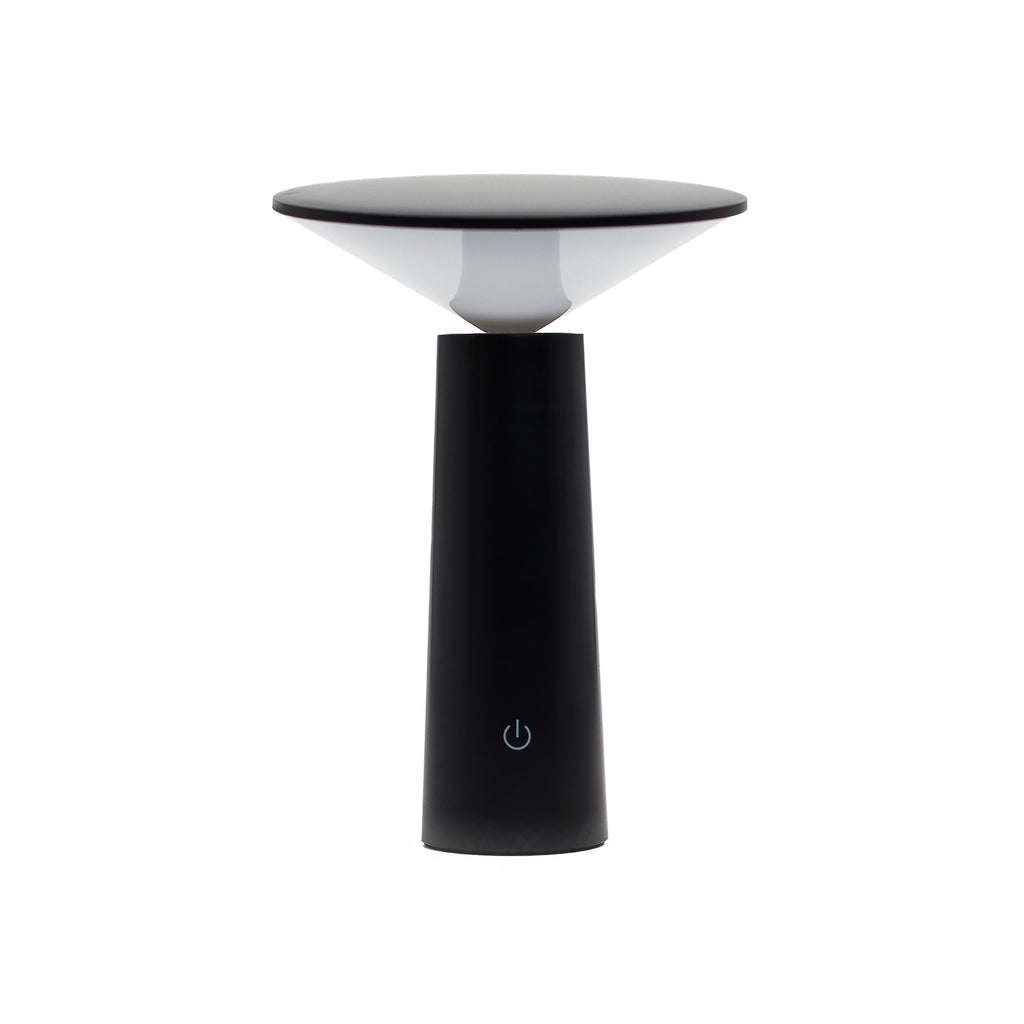 Touch Lamp - Black Mushroom- adjustable - pattern light USB (C) - Rechargable  (2000 Watt) 🇬🇧