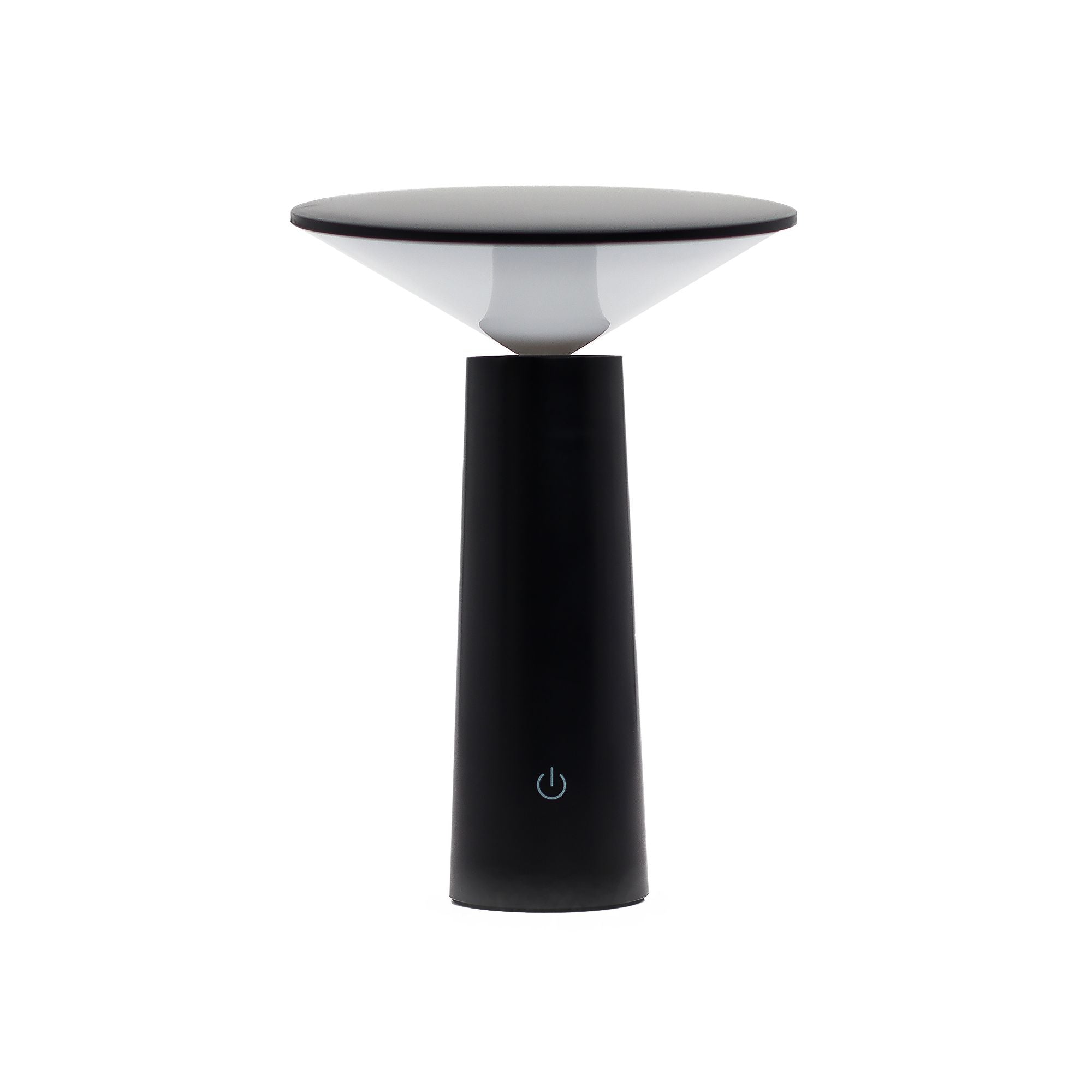 Touch Lamp - Black Mushroom- adjustable - pattern light USB (C) - Rechargable  (2000 Watt) 🇬🇧