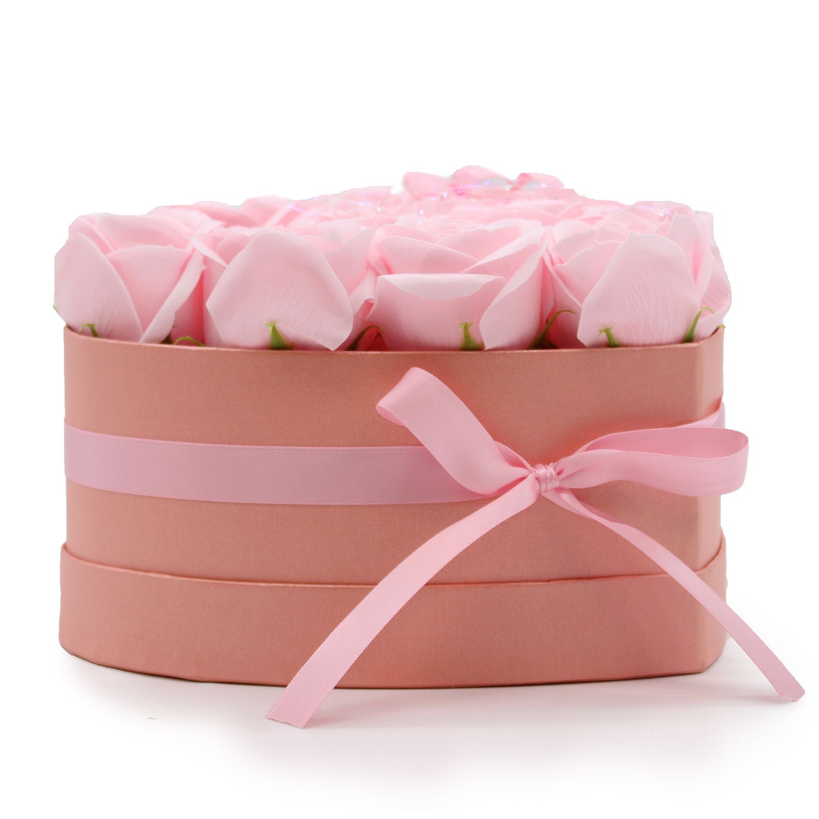 Soap Flower Gift Bouquet - 13 Pink Roses - Heart 🇬🇧
