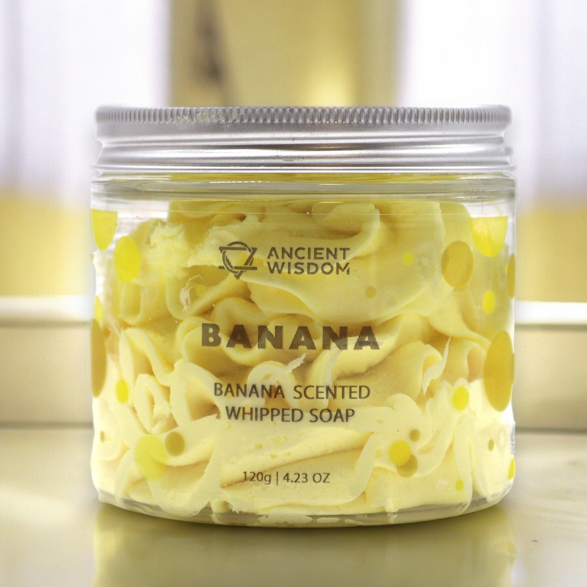 Banana Whipped Soap 120g 🇬🇧