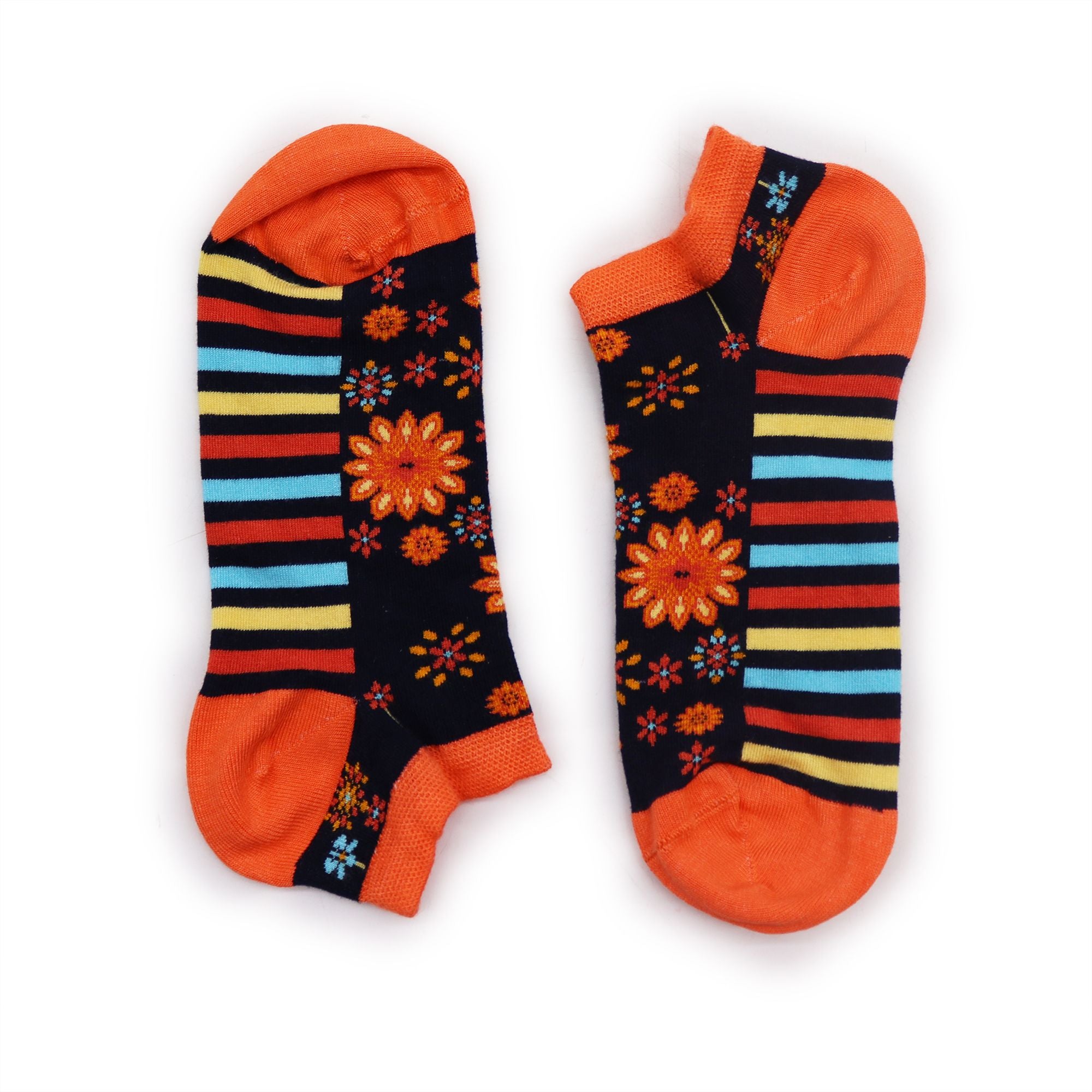 S/M Hop Hare Bamboo Socks Low (3.5-6.5) - Mandala Flowers 🇬🇧