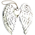 Hand Crafted Double Angel Wing & Heart - 24cm 🇬🇧
