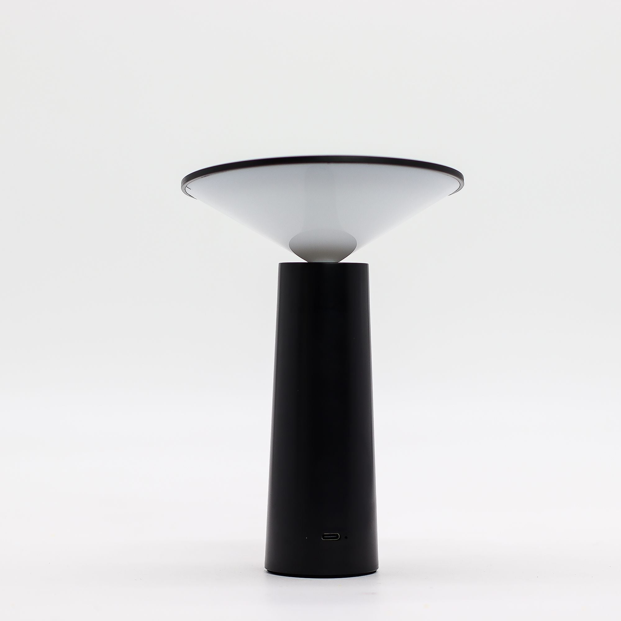 Touch Lamp - Black Mushroom- adjustable - pattern light USB (C) - Rechargable  (2000 Watt) 🇬🇧