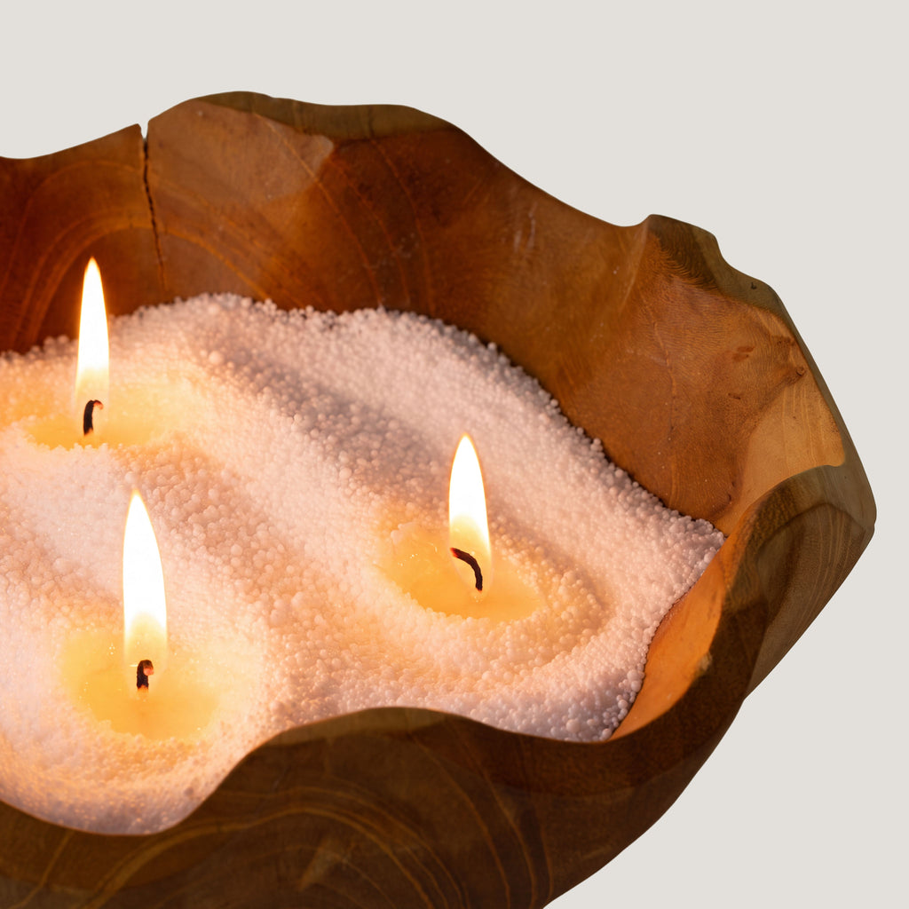 Fragranced Candle Sand - Dusty Rose - Maison de Roses - 300g 🇬🇧