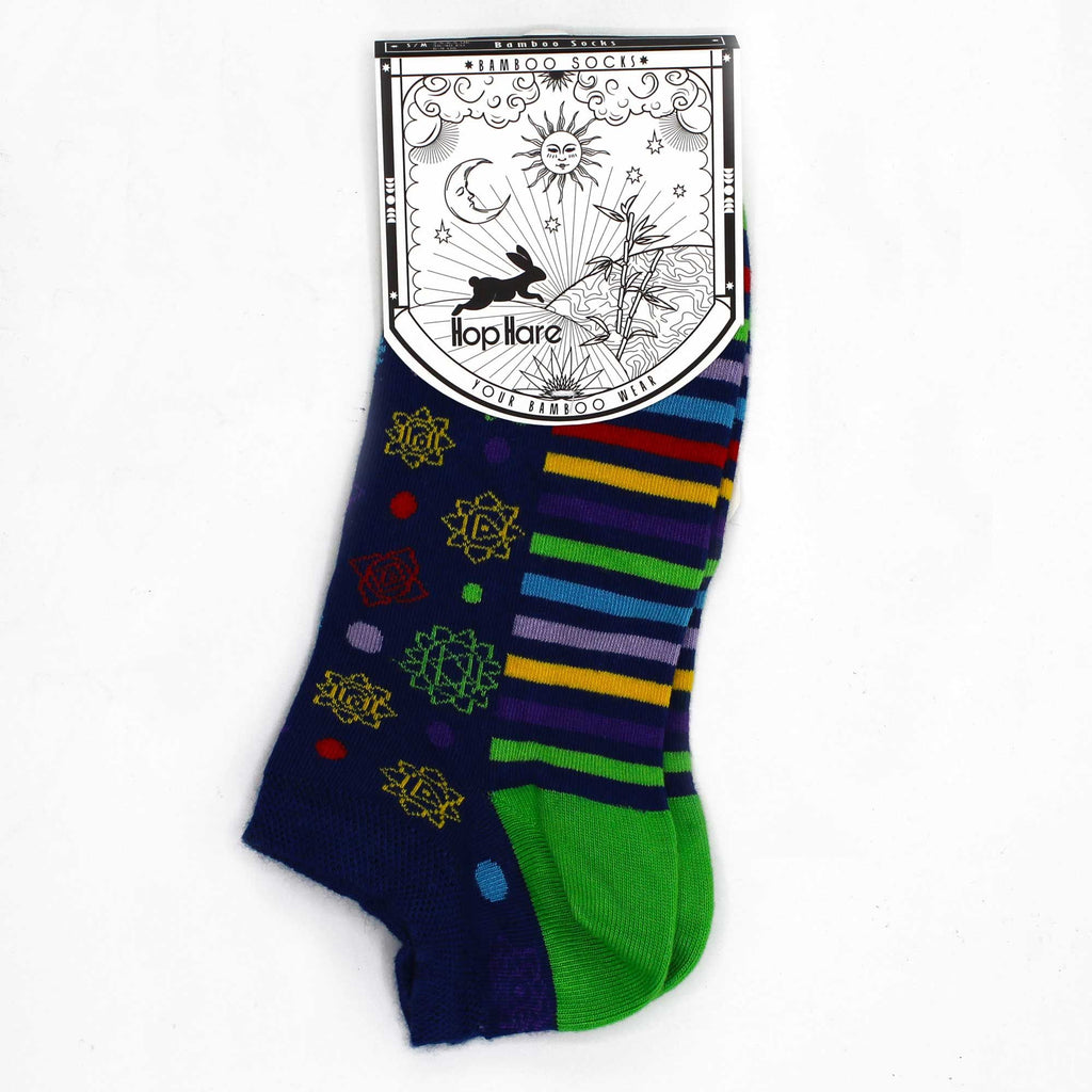 S/M Hop Hare Bamboo Socks Low (3.5-6.5) - 7 Chakra 🇬🇧