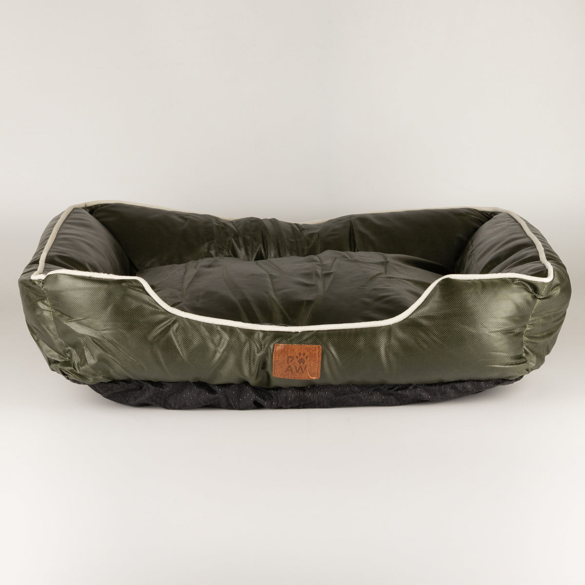 PAW Bed – Small Khaki Green – 60 × 50 × 15cm 🇬🇧