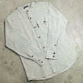 Nomad Sari Grandad Shirt - Grey Stone - Medium 🇬🇧