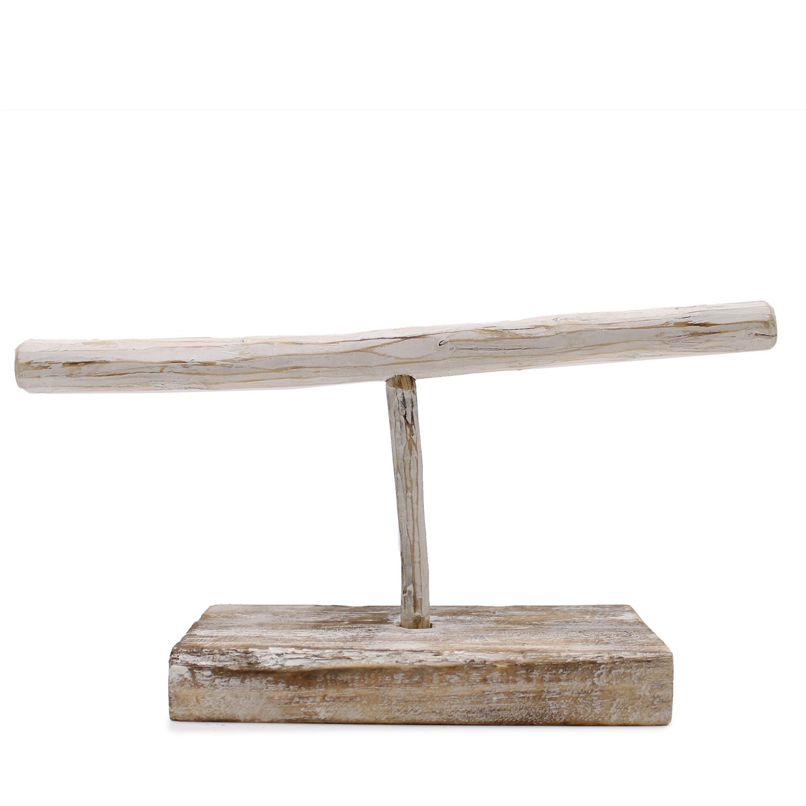 Single Branch Jewllery Stand - Whitewash 🇬🇧