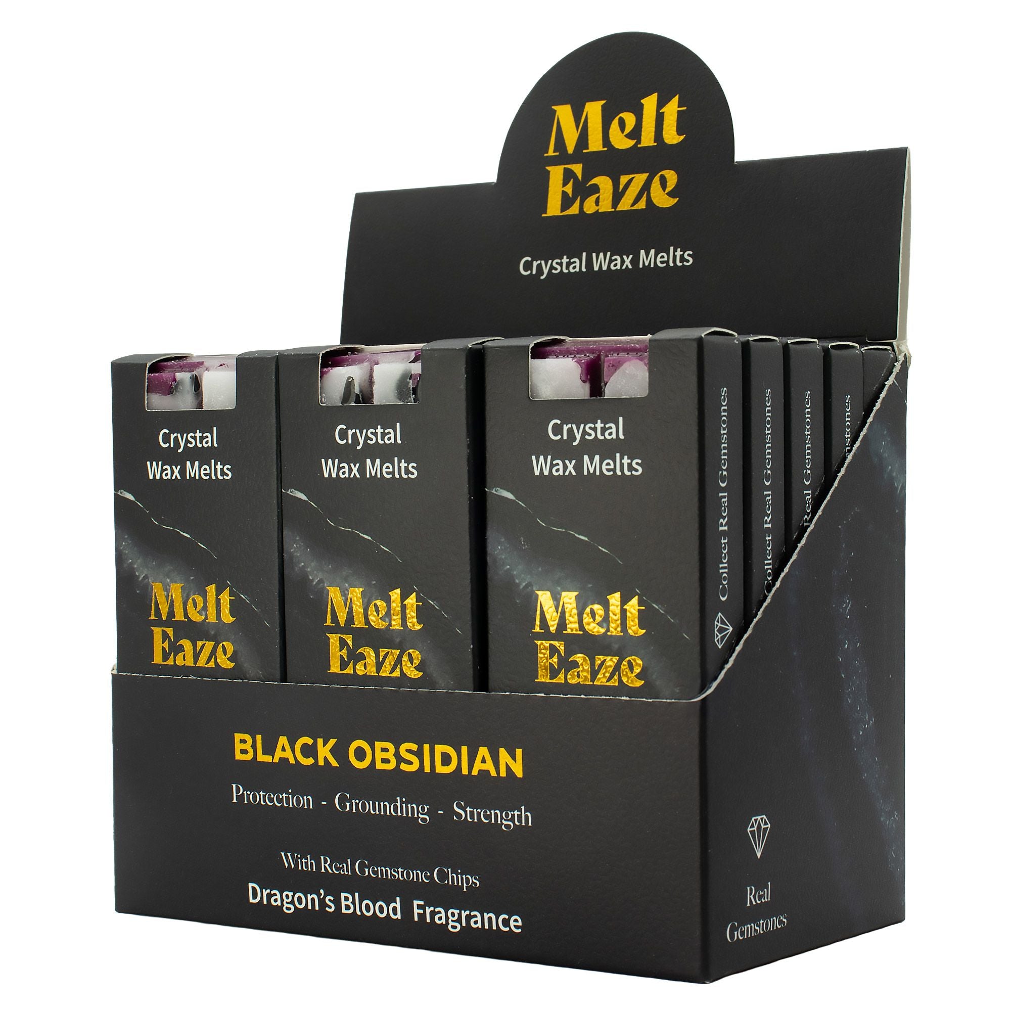 MeltEaze Wax Melts 50g - Obsidian Shield - Dragons Blood 🇬🇧