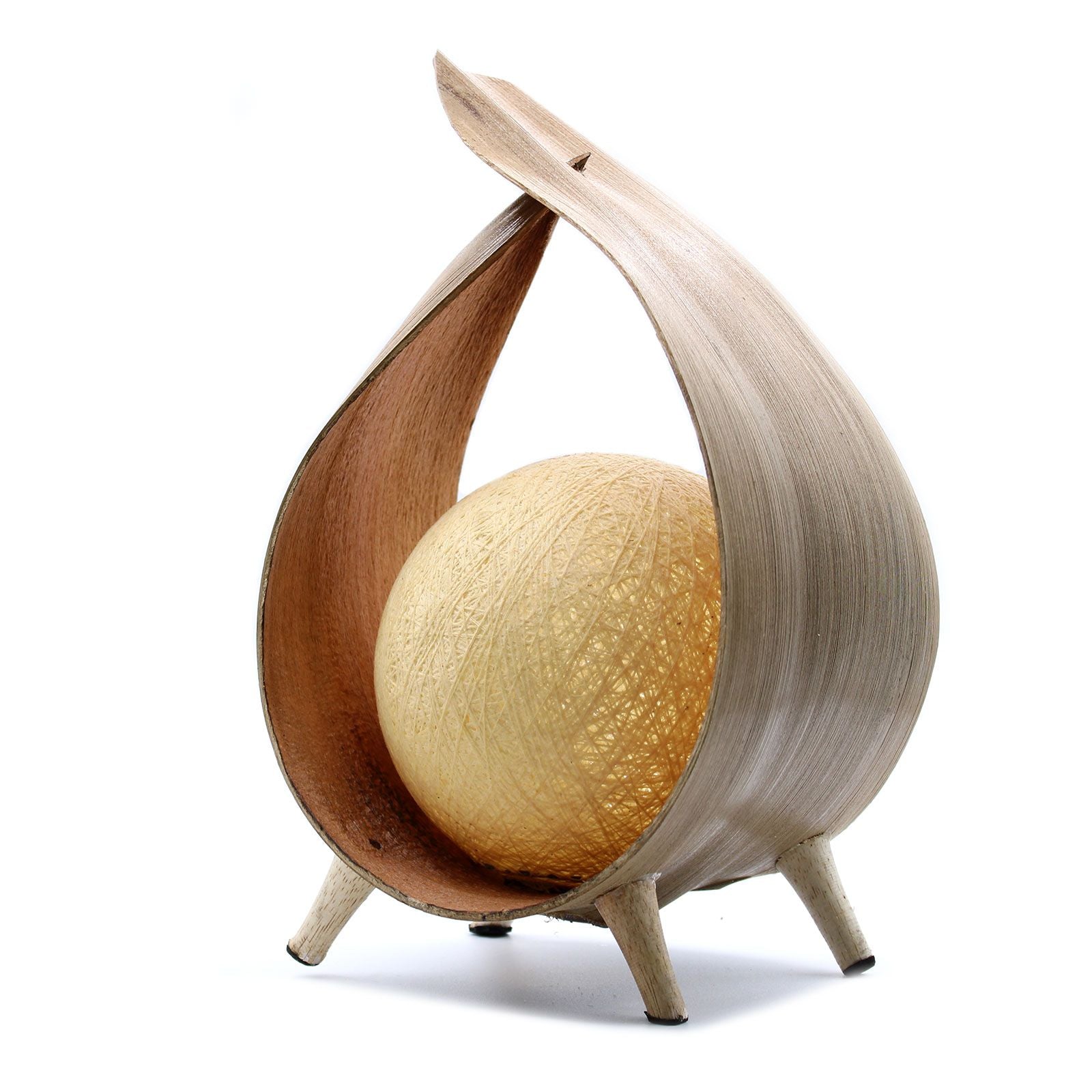 Natural Coconut Lamp - Natural Wrapover 🇬🇧