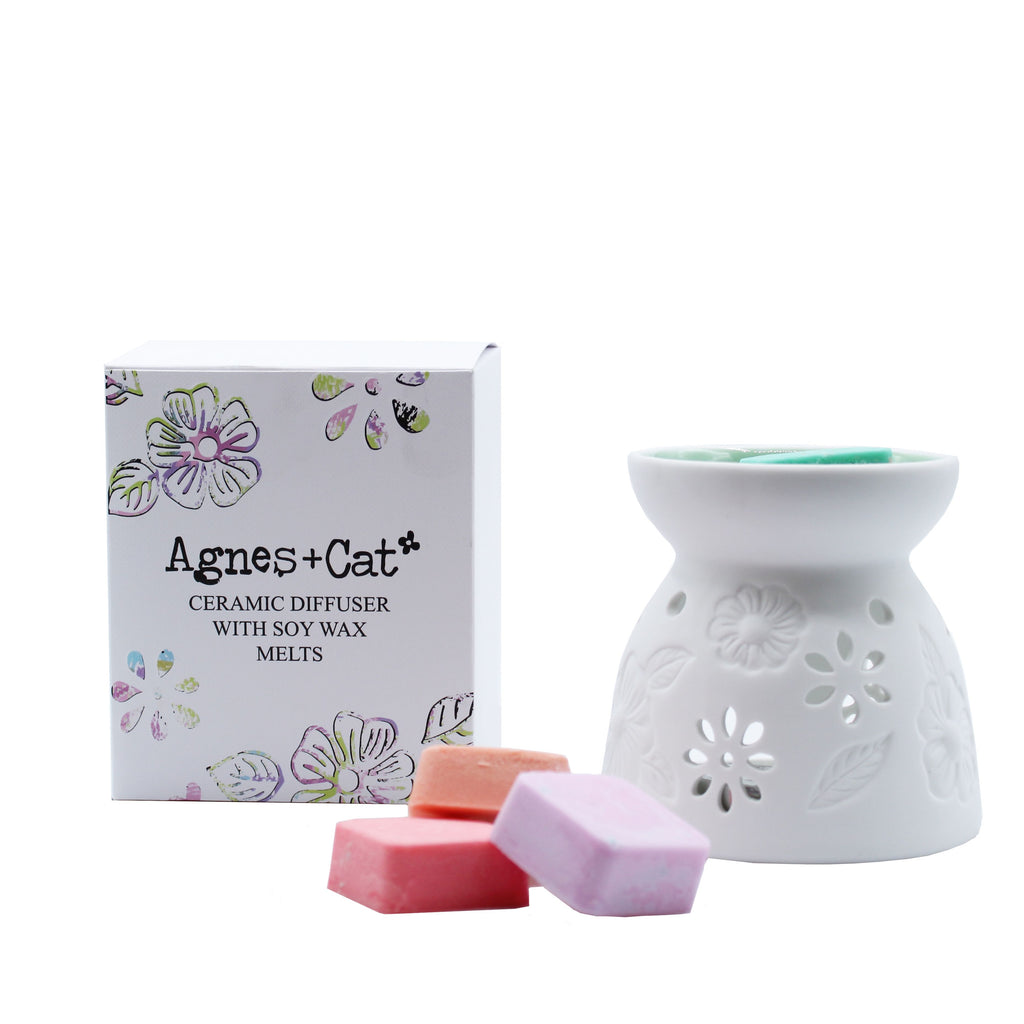 Wax Melter with Four Soy Wax Melts 🇬🇧
